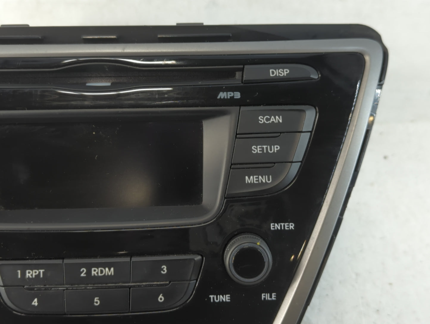 2015 Hyundai Elantra Radio AM FM Cd Player Receiver Replacement P/N:961703X158GU Fits OEM Used Auto Parts - Oemusedautoparts