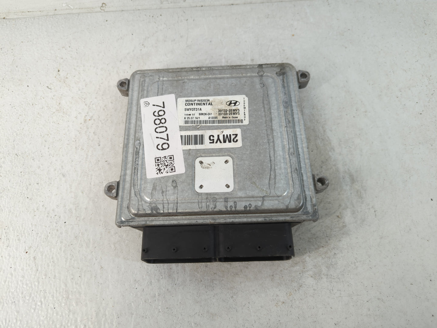 2014-2016 Hyundai Elantra PCM Engine Control Computer ECU ECM PCU OEM P/N:39103-2EMY5 39102-2EMY5 Fits Fits 2014 2015 2016 O