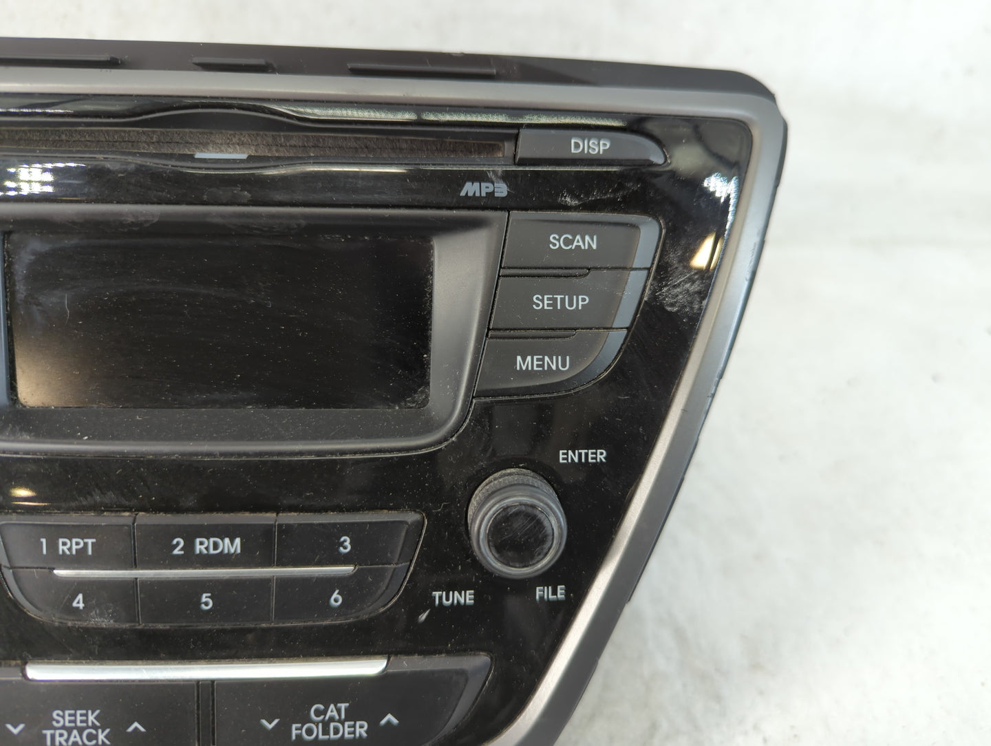 2014-2016 Hyundai Elantra Radio AM FM Cd Player Receiver Replacement P/N:96170-3X156GU Fits Fits 2014 2015 2016 OEM Used Aut