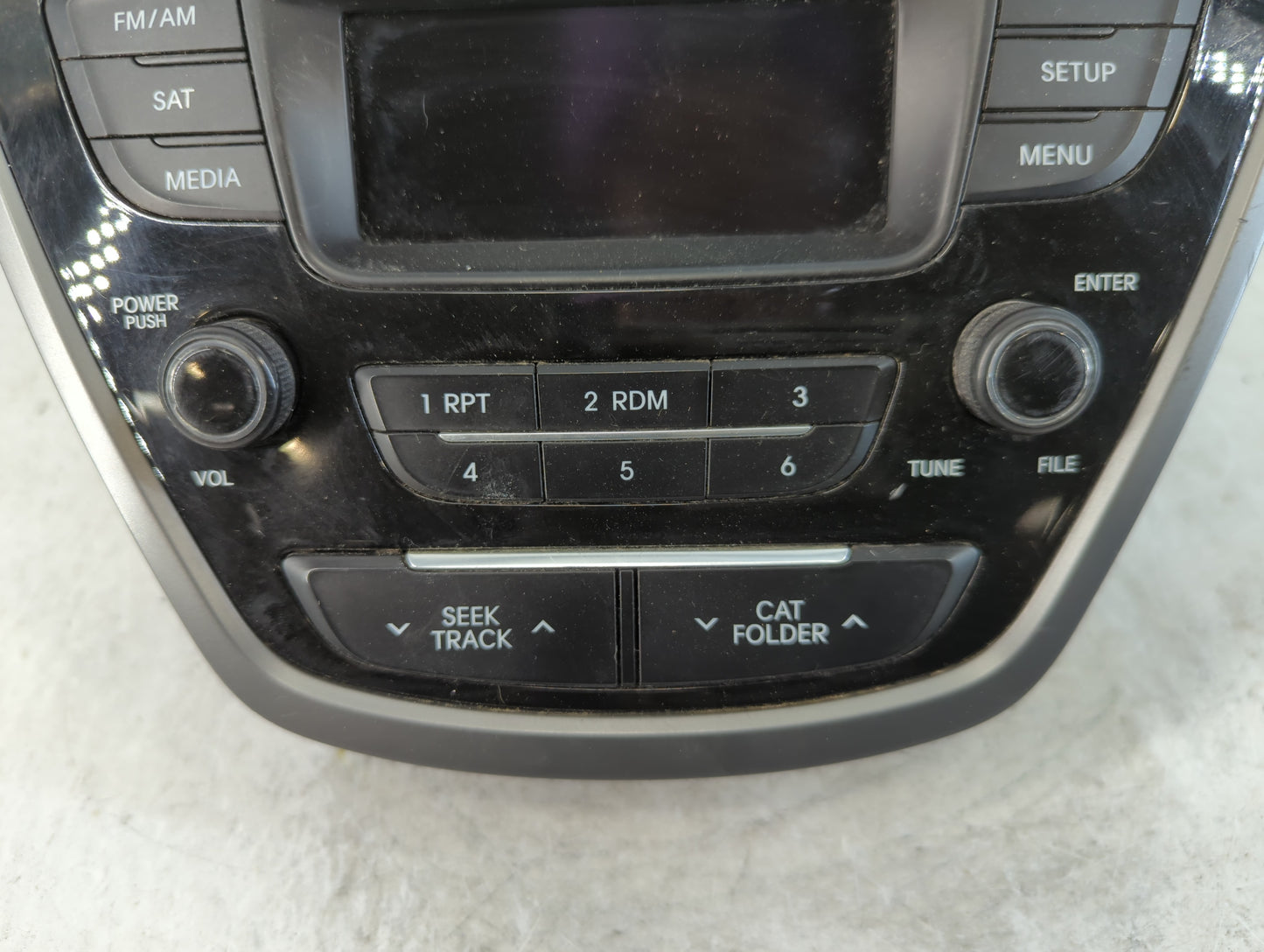 2014-2016 Hyundai Elantra Radio AM FM Cd Player Receiver Replacement P/N:96170-3X156GU Fits Fits 2014 2015 2016 OEM Used Aut