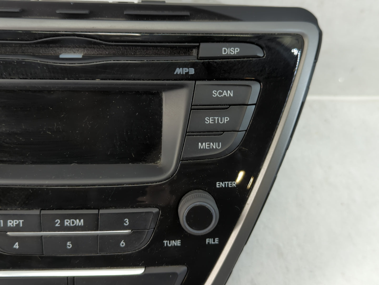 2014-2016 Hyundai Elantra Radio AM FM Cd Player Receiver Replacement P/N:96170-3X156GU Fits Fits 2014 2015 2016 OEM Used Aut