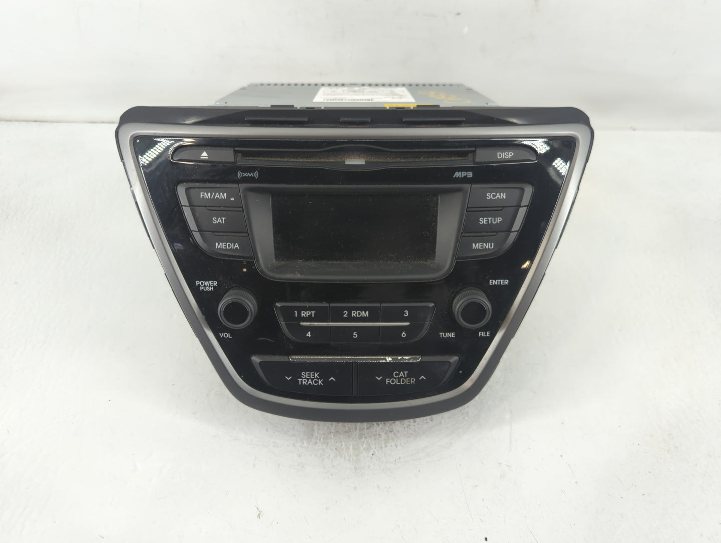 2014-2016 Hyundai Elantra Radio AM FM Cd Player Receiver Replacement P/N:96170-3X156GU Fits Fits 2014 2015 2016 OEM Used Aut