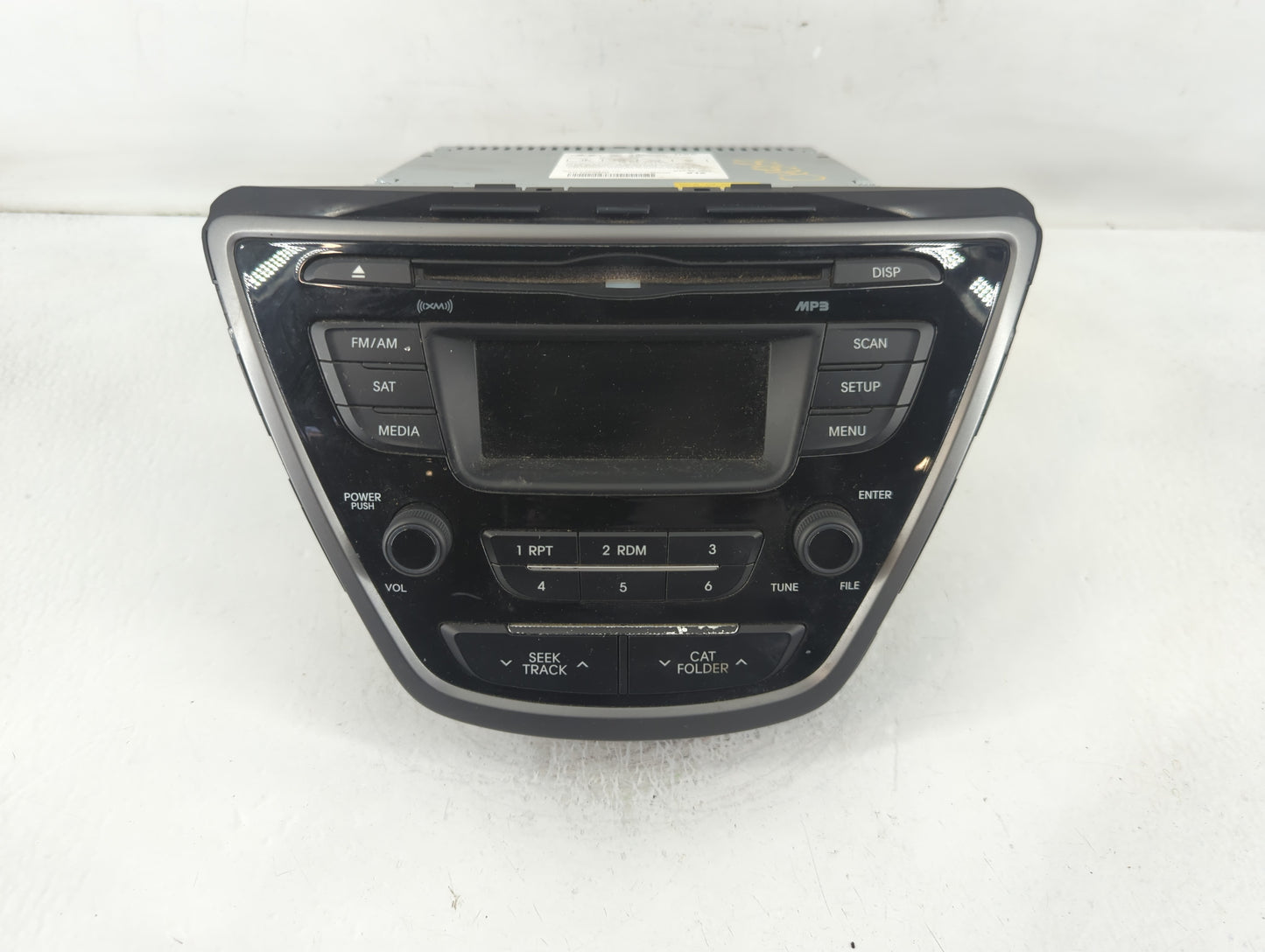 2014-2016 Hyundai Elantra Radio AM FM Cd Player Receiver Replacement P/N:96170-3X156GU Fits Fits 2014 2015 2016 OEM Used Aut