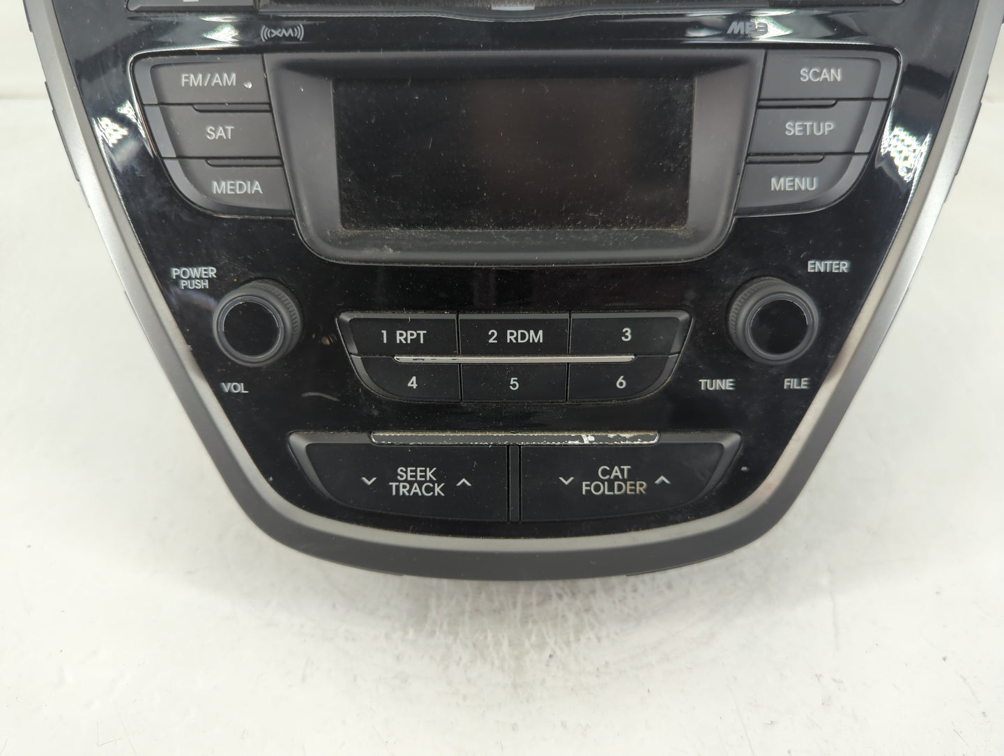 2014-2016 Hyundai Elantra Radio AM FM Cd Player Receiver Replacement P/N:96170-3X156GU Fits Fits 2014 2015 2016 OEM Used Aut