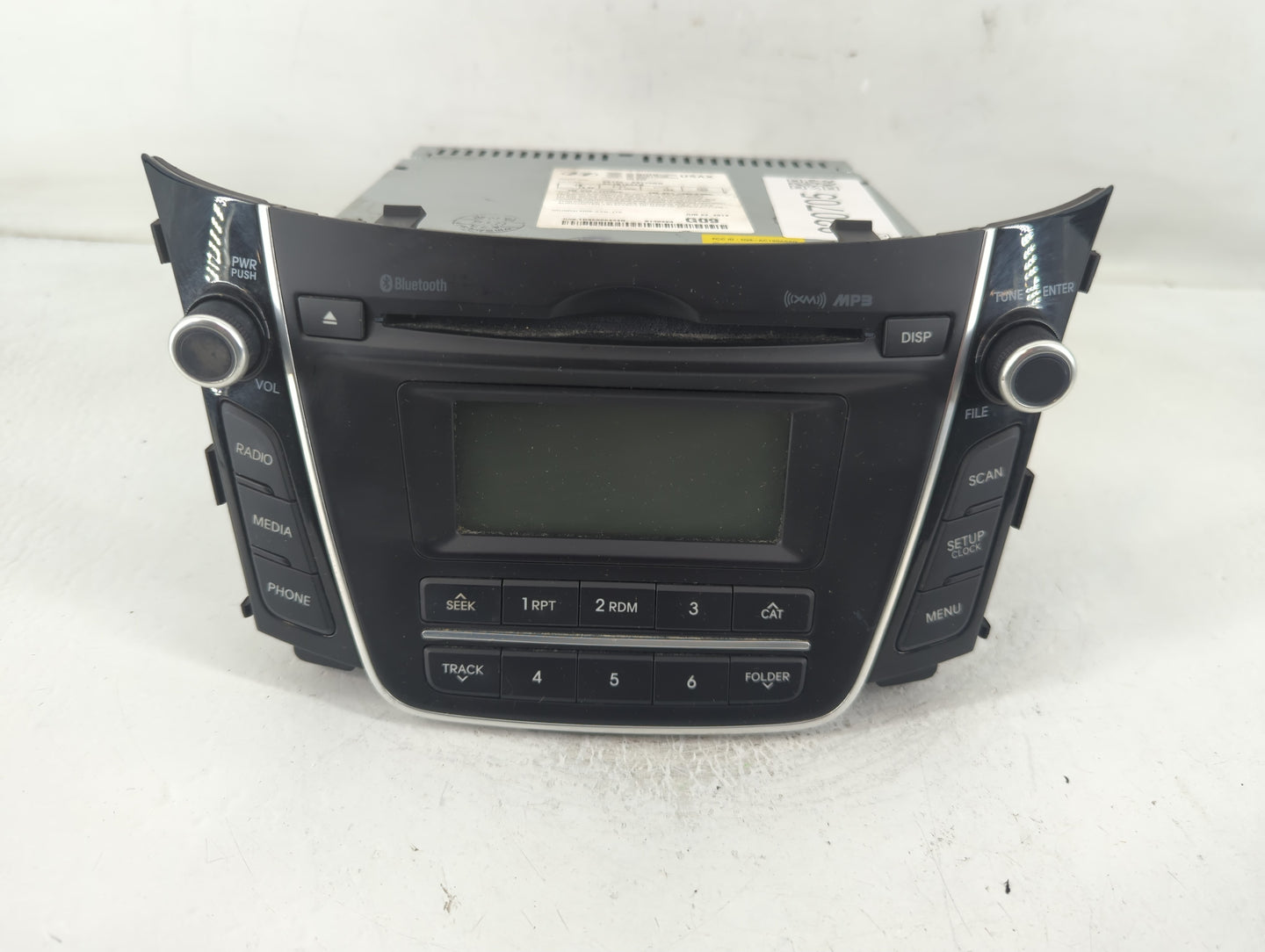 2013-2015 Hyundai Elantra Radio AM FM Cd Player Receiver Replacement P/N:96170-A5170GU Fits Fits 2013 2014 2015 OEM Used Aut