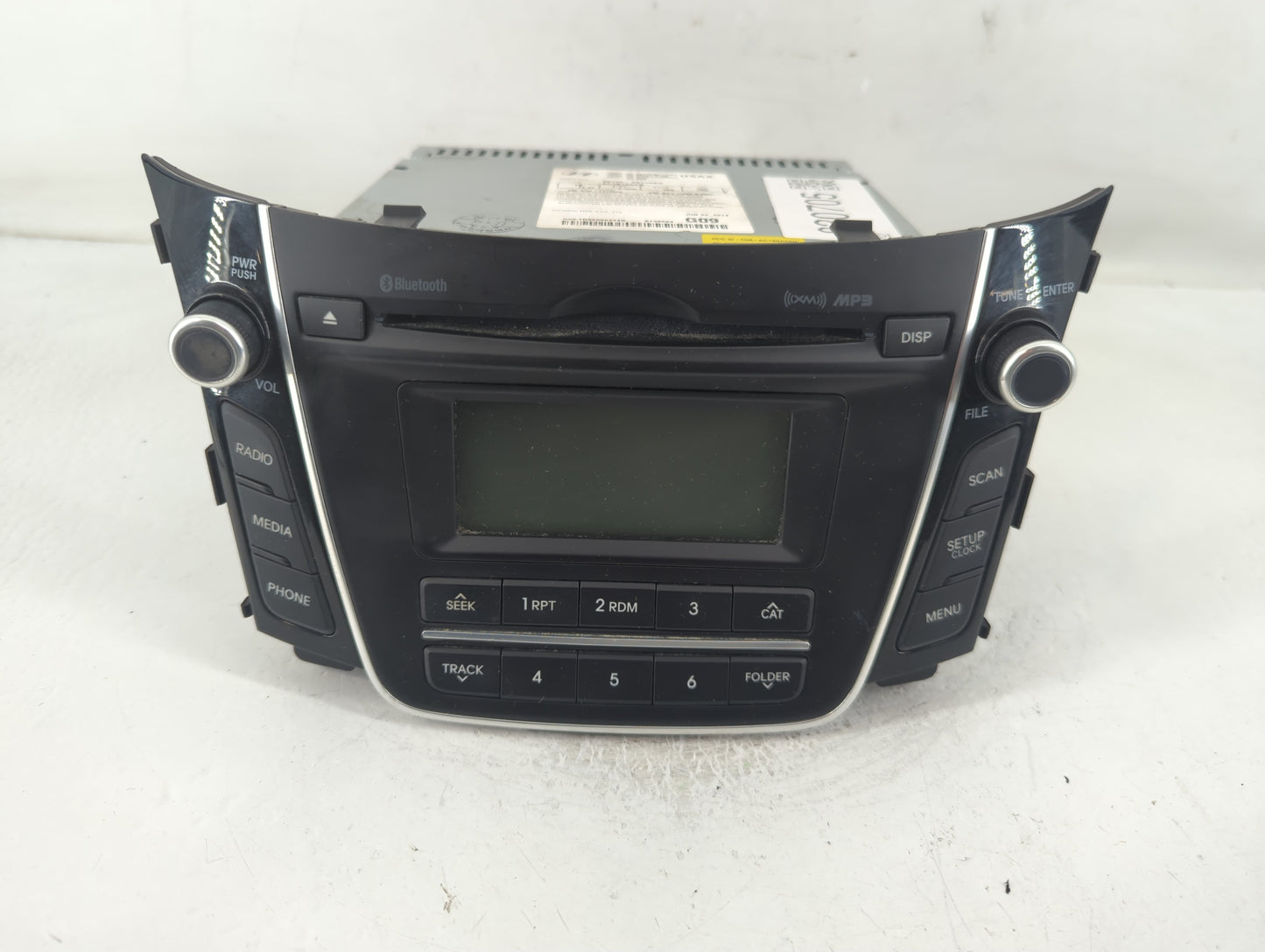 2013-2015 Hyundai Elantra Radio AM FM Cd Player Receiver Replacement P/N:96170-A5170GU Fits Fits 2013 2014 2015 OEM Used Aut