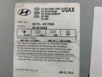 2013-2015 Hyundai Elantra Radio AM FM Cd Player Receiver Replacement P/N:96170-A5170GU Fits Fits 2013 2014 2015 OEM Used Aut