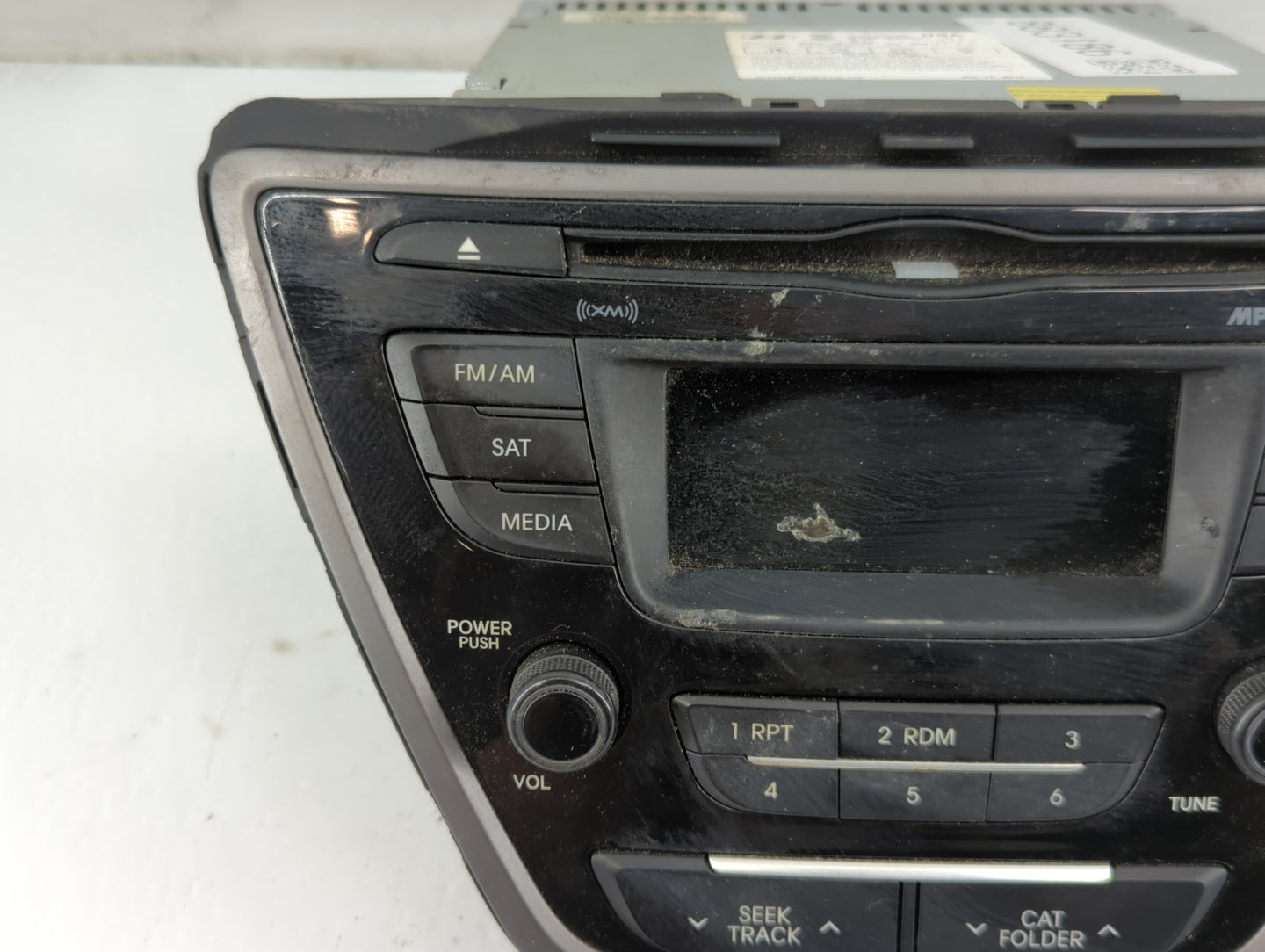 2014-2016 Hyundai Elantra Radio AM FM Cd Player Receiver Replacement P/N:96170-3X156GU Fits Fits 2014 2015 2016 OEM Used Aut