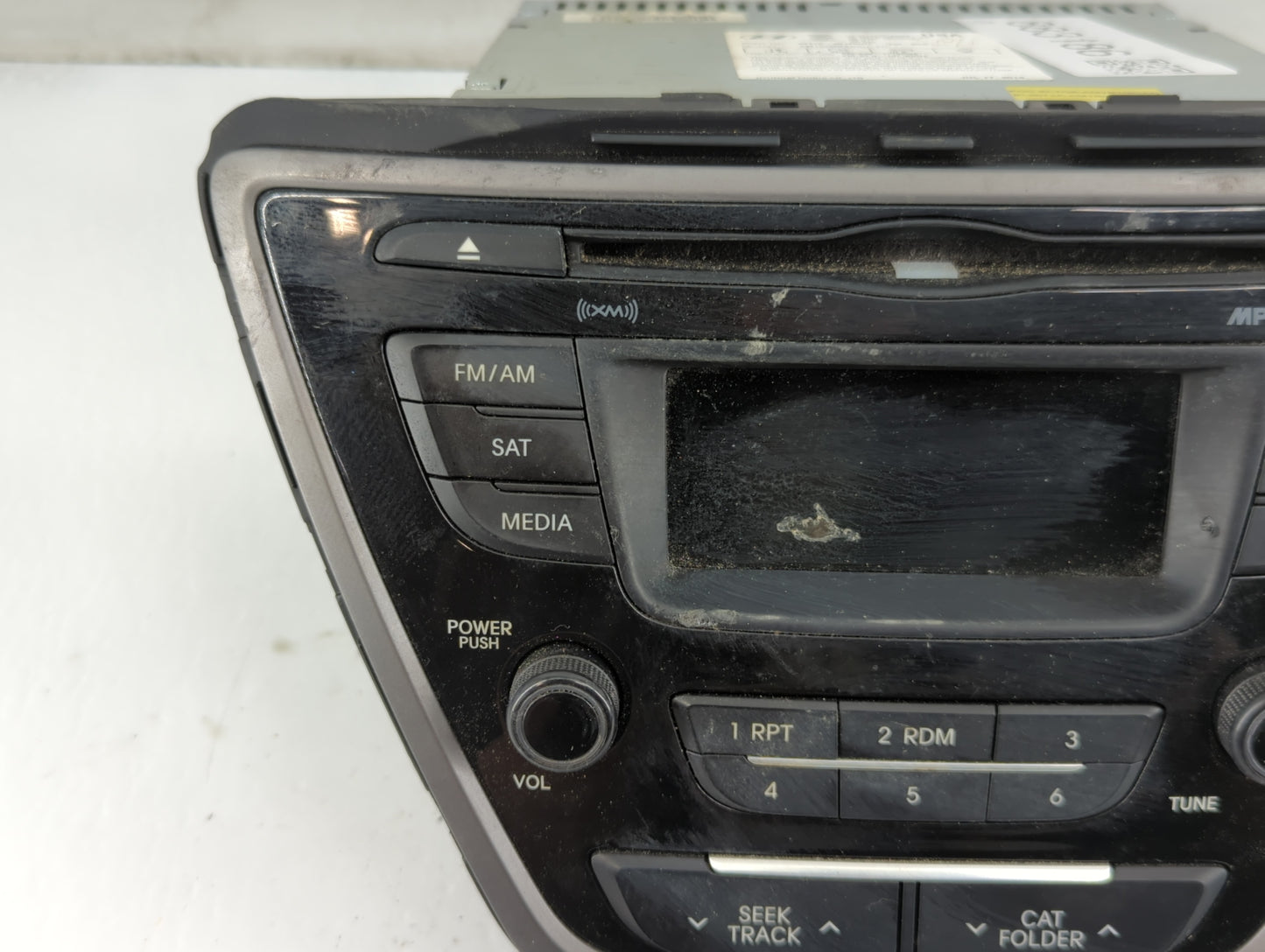 2014-2016 Hyundai Elantra Radio AM FM Cd Player Receiver Replacement P/N:96170-3X156GU Fits Fits 2014 2015 2016 OEM Used Aut