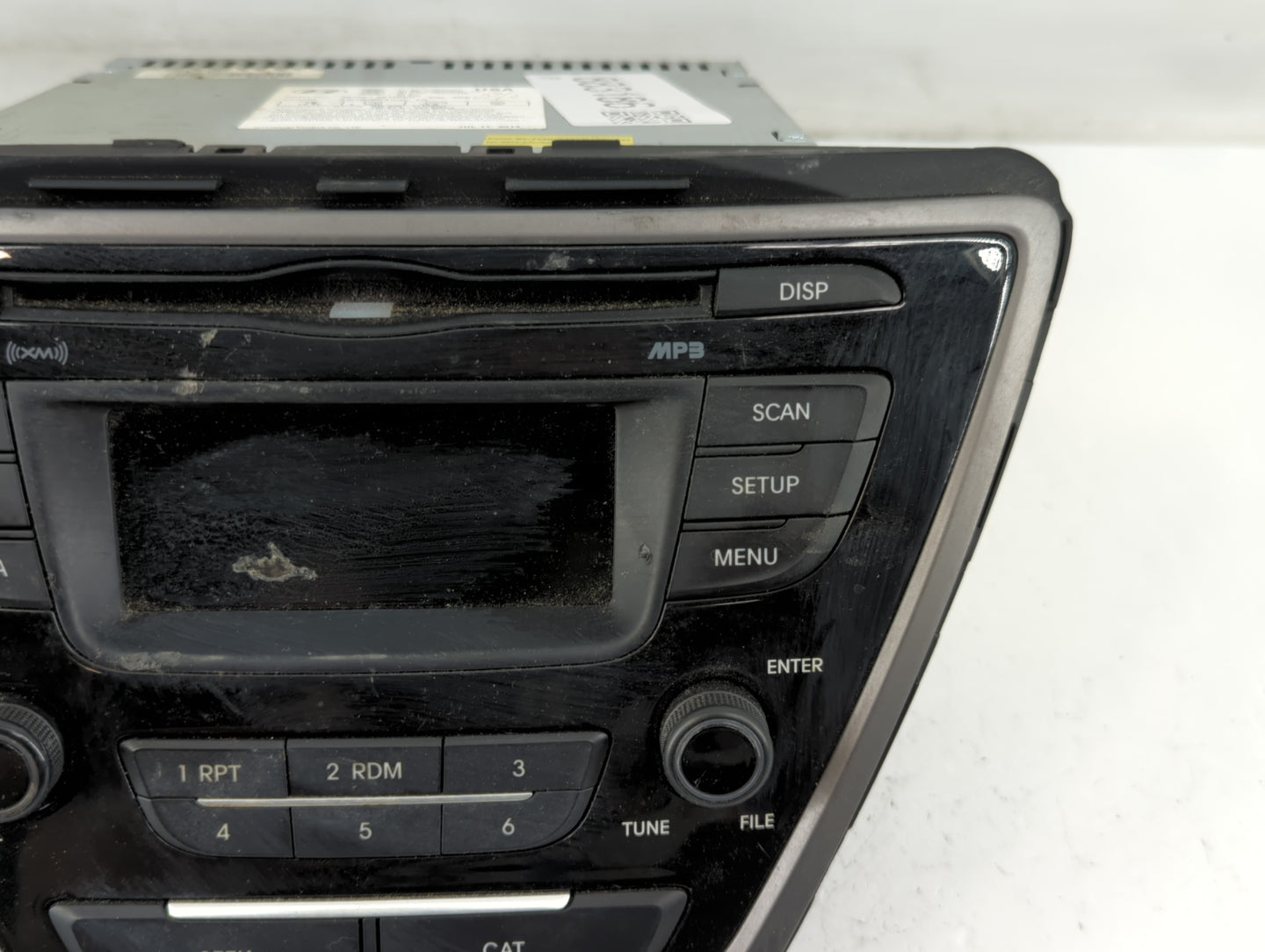2014-2016 Hyundai Elantra Radio AM FM Cd Player Receiver Replacement P/N:96170-3X156GU Fits Fits 2014 2015 2016 OEM Used Aut