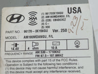 2014-2016 Hyundai Elantra Radio AM FM Cd Player Receiver Replacement P/N:96170-3X156GU Fits Fits 2014 2015 2016 OEM Used Aut