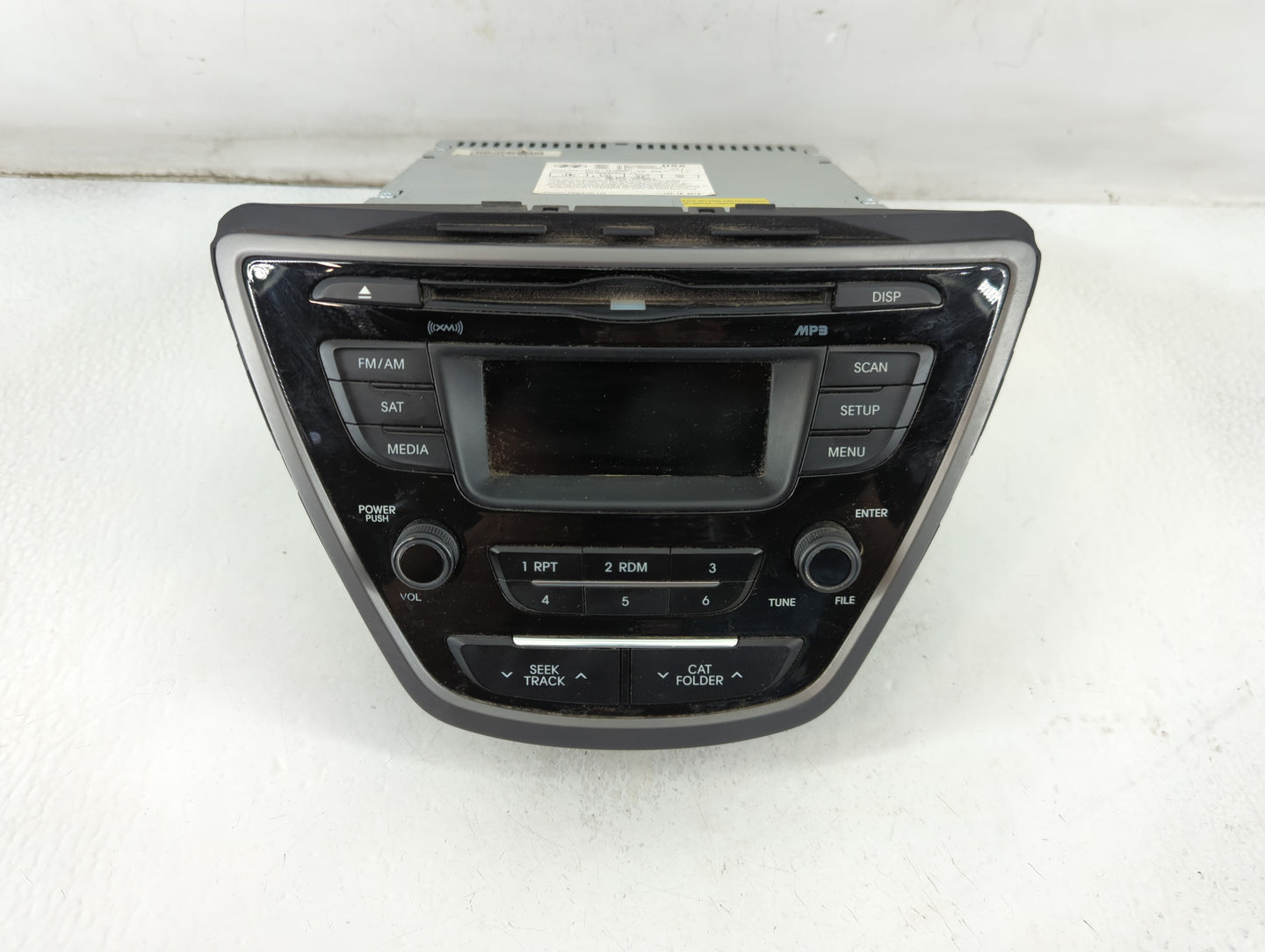 2014-2016 Hyundai Elantra Radio AM FM Cd Player Receiver Replacement P/N:96170-3X156GU Fits Fits 2014 2015 2016 OEM Used Aut