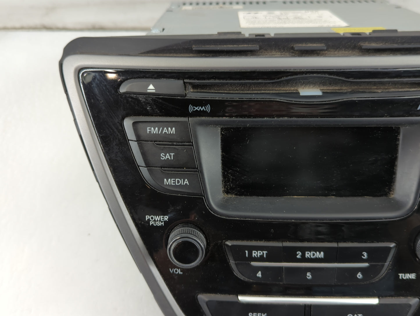 2014-2016 Hyundai Elantra Radio AM FM Cd Player Receiver Replacement P/N:96170-3X156GU Fits Fits 2014 2015 2016 OEM Used Aut
