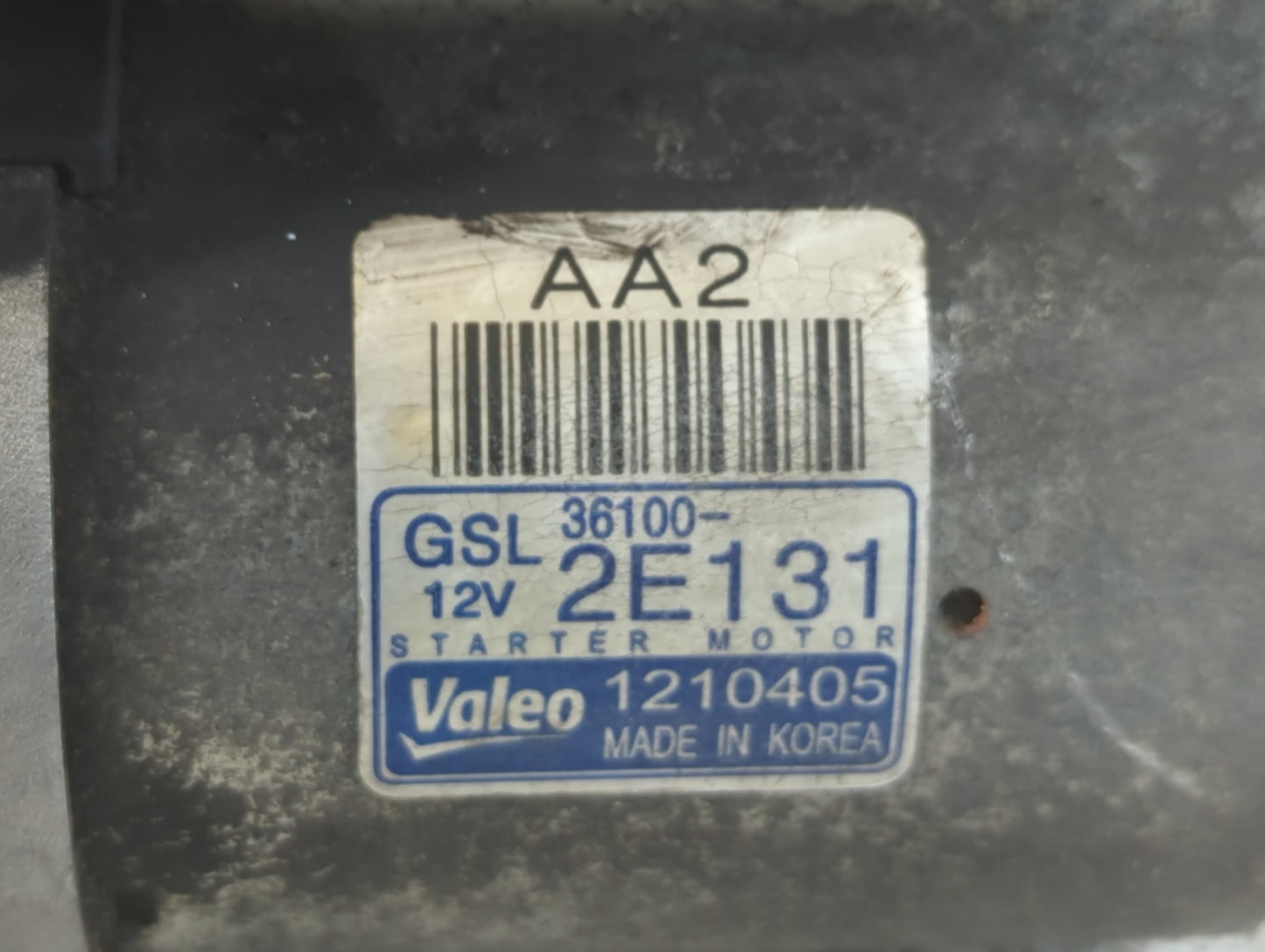 2014-2016 Hyundai Elantra Car Starter Motor Solenoid OEM P/N:36100-2E131 Fits Fits 2014 2015 2016 OEM Used Auto Parts - Oemu