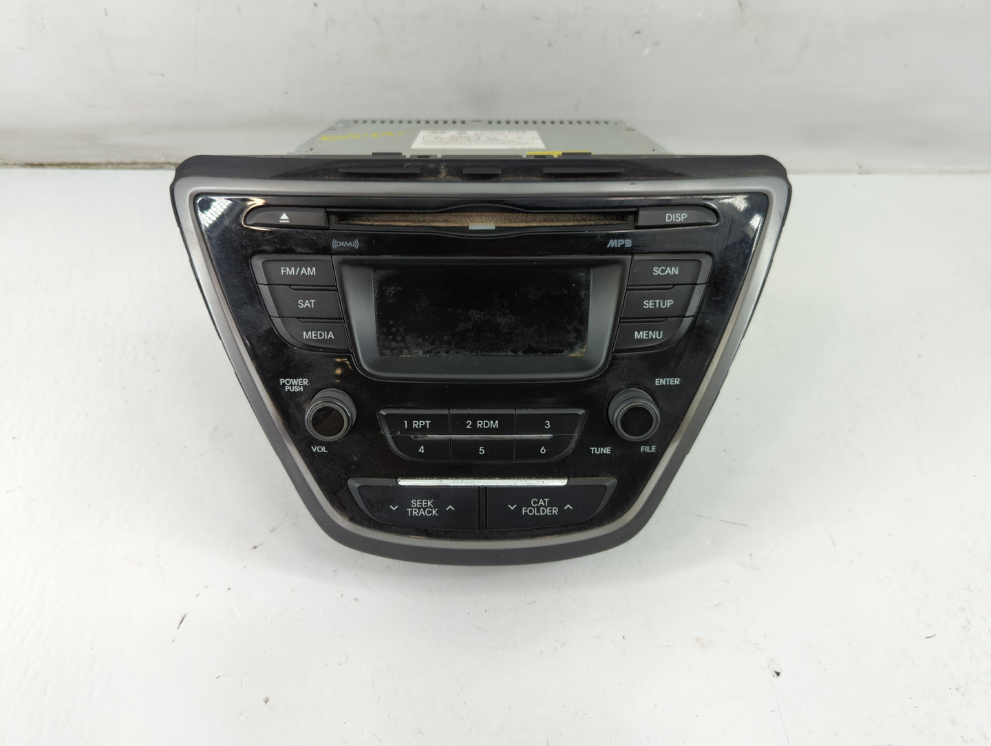 2014-2016 Hyundai Elantra Radio AM FM Cd Player Receiver Replacement P/N:96180-3X165GU Fits Fits 2014 2015 2016 OEM Used Aut