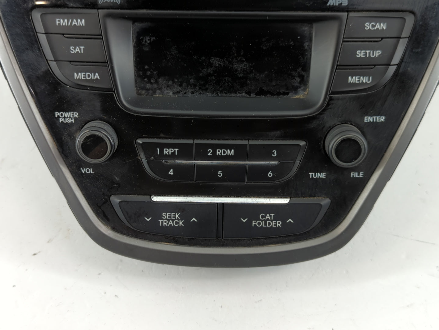 2014-2016 Hyundai Elantra Radio AM FM Cd Player Receiver Replacement P/N:96180-3X165GU Fits Fits 2014 2015 2016 OEM Used Aut