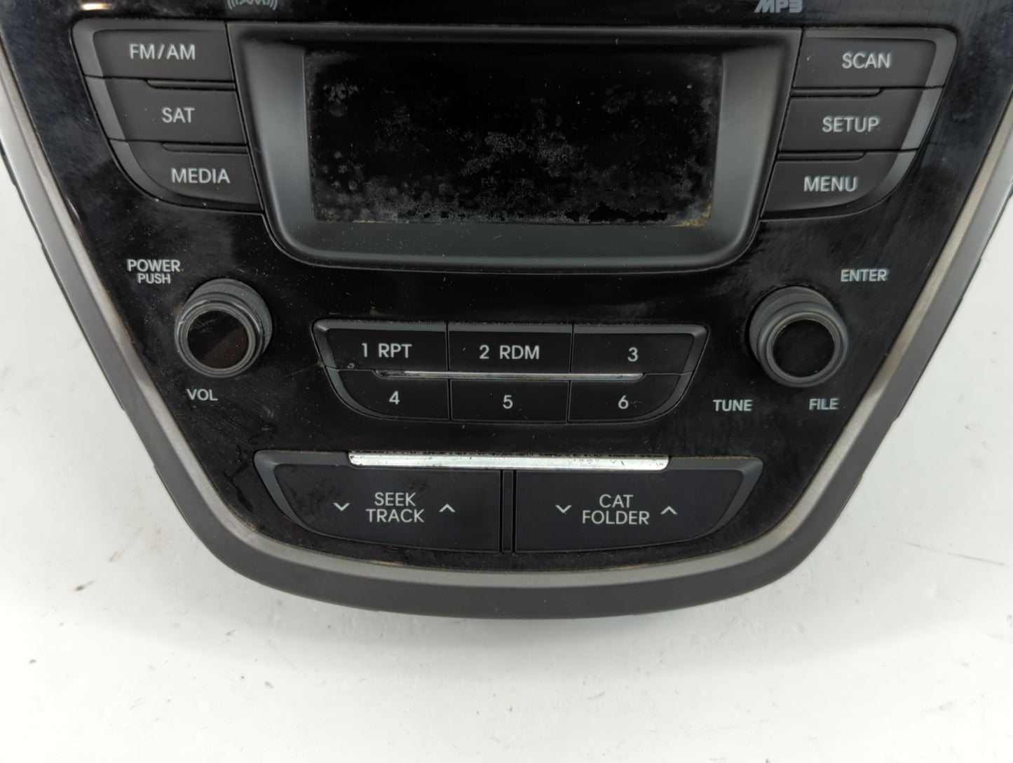 2014-2016 Hyundai Elantra Radio AM FM Cd Player Receiver Replacement P/N:96180-3X165GU Fits Fits 2014 2015 2016 OEM Used Aut