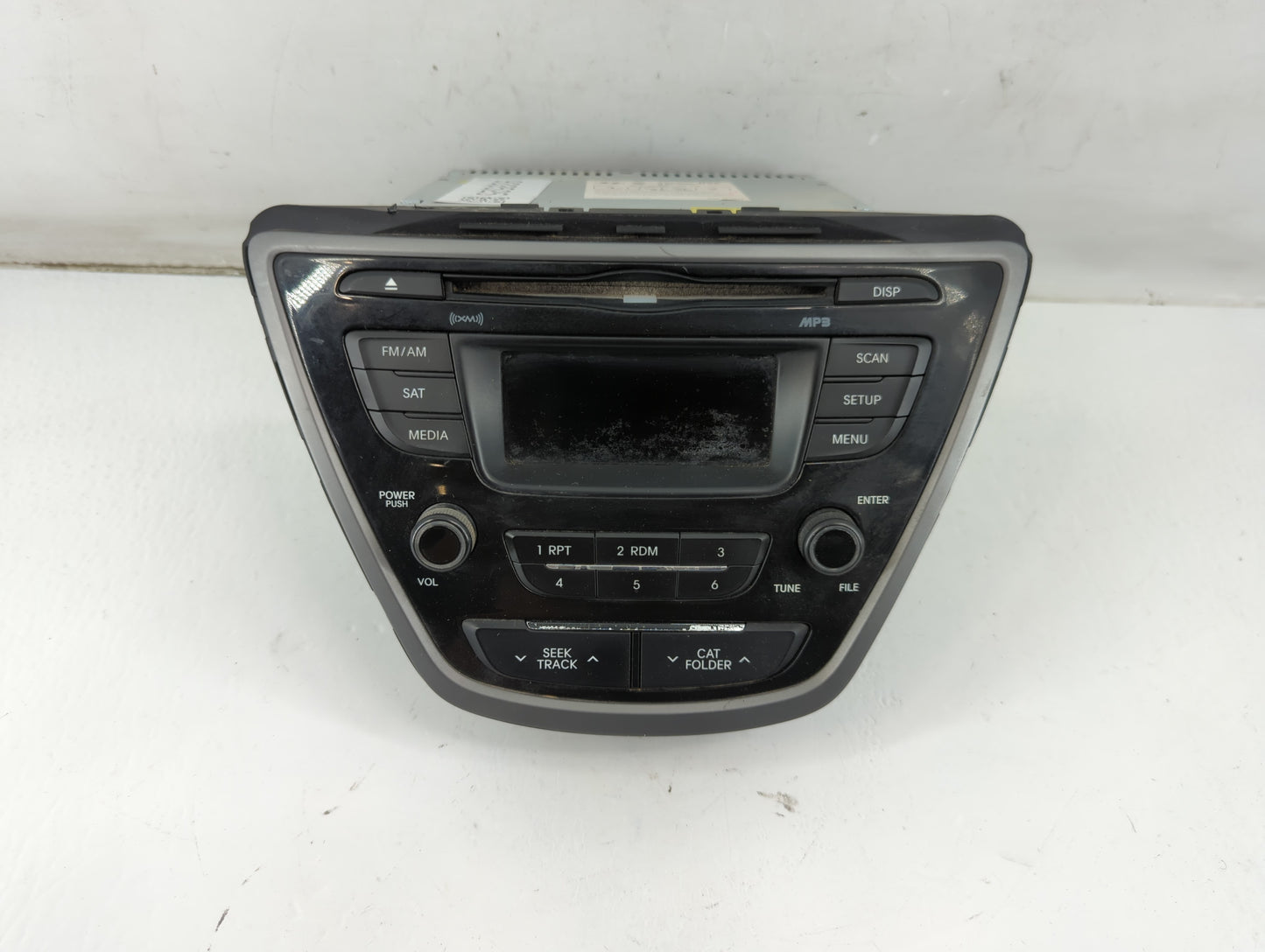 2014-2016 Hyundai Elantra Radio AM FM Cd Player Receiver Replacement P/N:96180-3X165GU Fits Fits 2014 2015 2016 OEM Used Aut