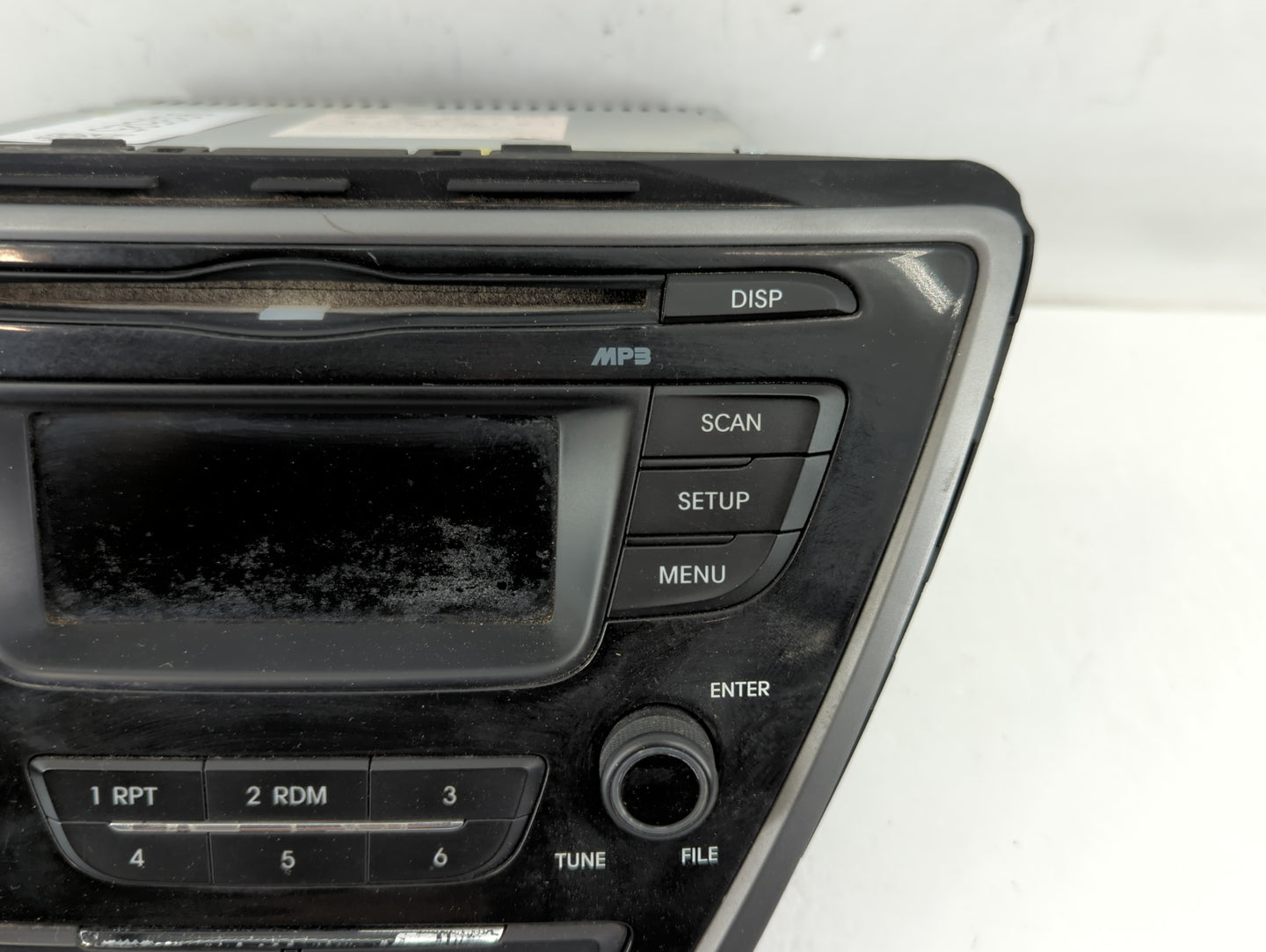 2014-2016 Hyundai Elantra Radio AM FM Cd Player Receiver Replacement P/N:96180-3X165GU Fits Fits 2014 2015 2016 OEM Used Aut