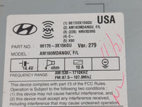 2014-2016 Hyundai Elantra Radio AM FM Cd Player Receiver Replacement P/N:96180-3X165GU Fits Fits 2014 2015 2016 OEM Used Aut