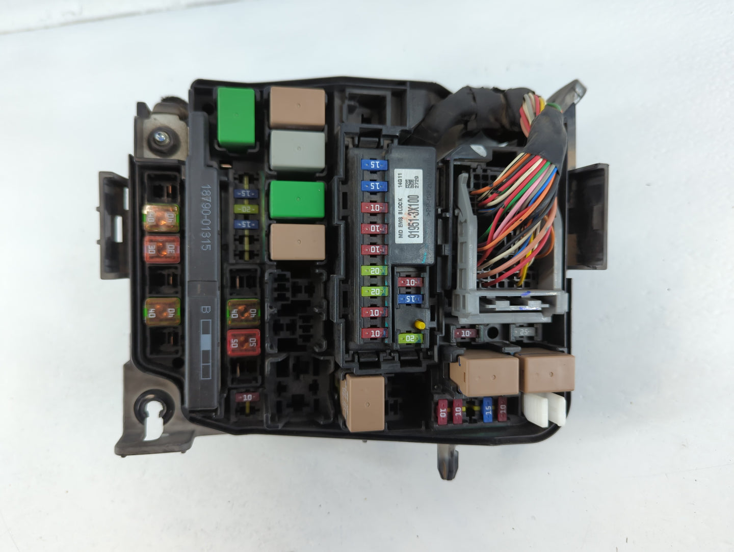 2014-2016 Hyundai Elantra Fusebox Fuse Box Panel Relay Module P/N:91951-3X710 Fits Fits 2014 2015 2016 OEM Used Auto Parts -