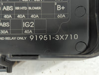 2014-2016 Hyundai Elantra Fusebox Fuse Box Panel Relay Module P/N:91951-3X710 Fits Fits 2014 2015 2016 OEM Used Auto Parts -
