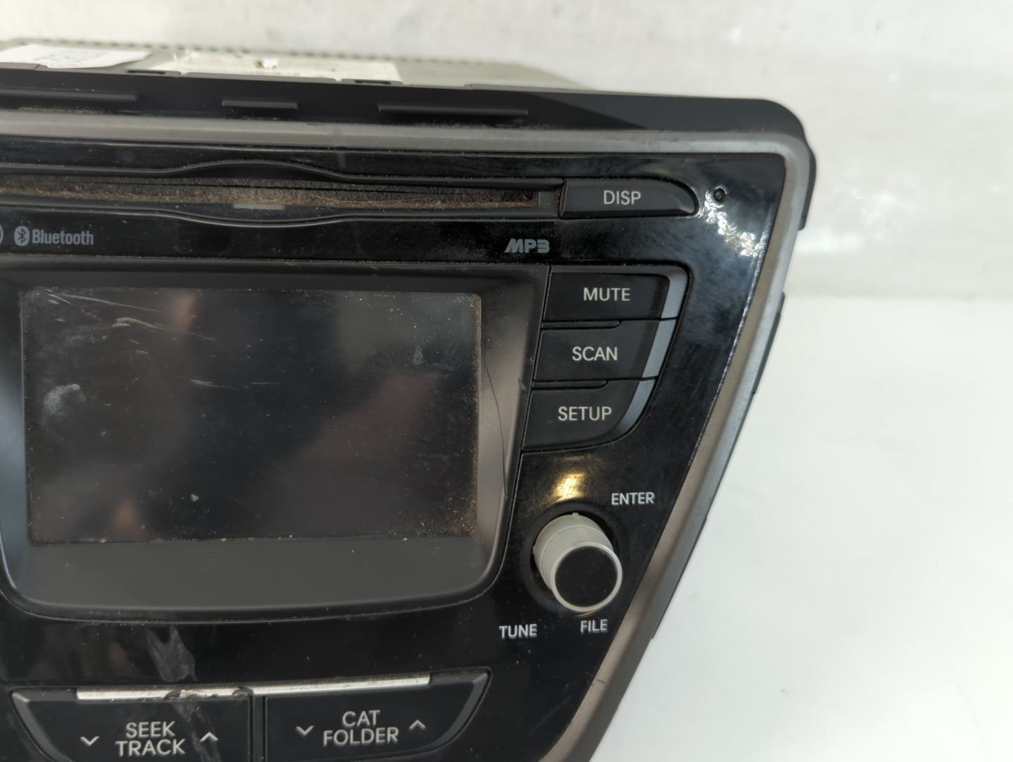2014-2016 Hyundai Elantra Radio AM FM Cd Player Receiver Replacement P/N:96180-3X165GU Fits Fits 2014 2015 2016 OEM Used Aut