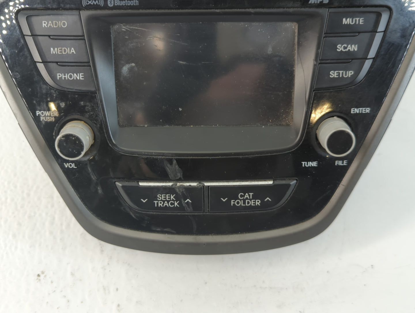 2014-2016 Hyundai Elantra Radio AM FM Cd Player Receiver Replacement P/N:96180-3X165GU Fits Fits 2014 2015 2016 OEM Used Aut