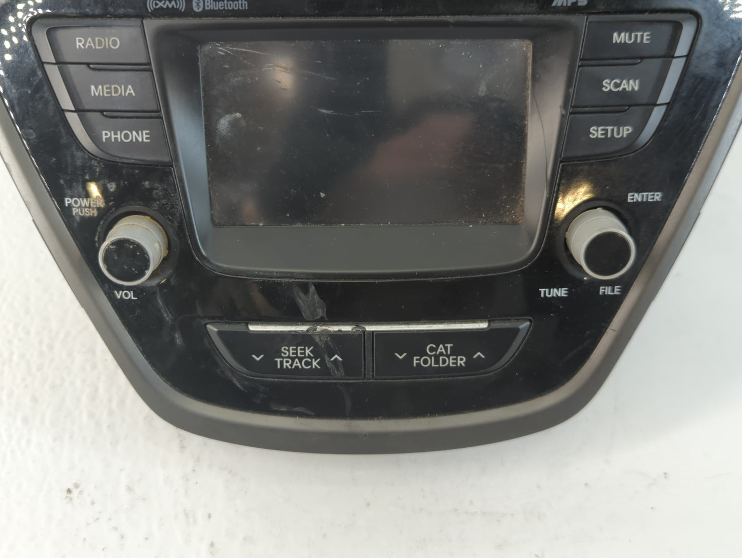 2014-2016 Hyundai Elantra Radio AM FM Cd Player Receiver Replacement P/N:96180-3X165GU Fits Fits 2014 2015 2016 OEM Used Aut