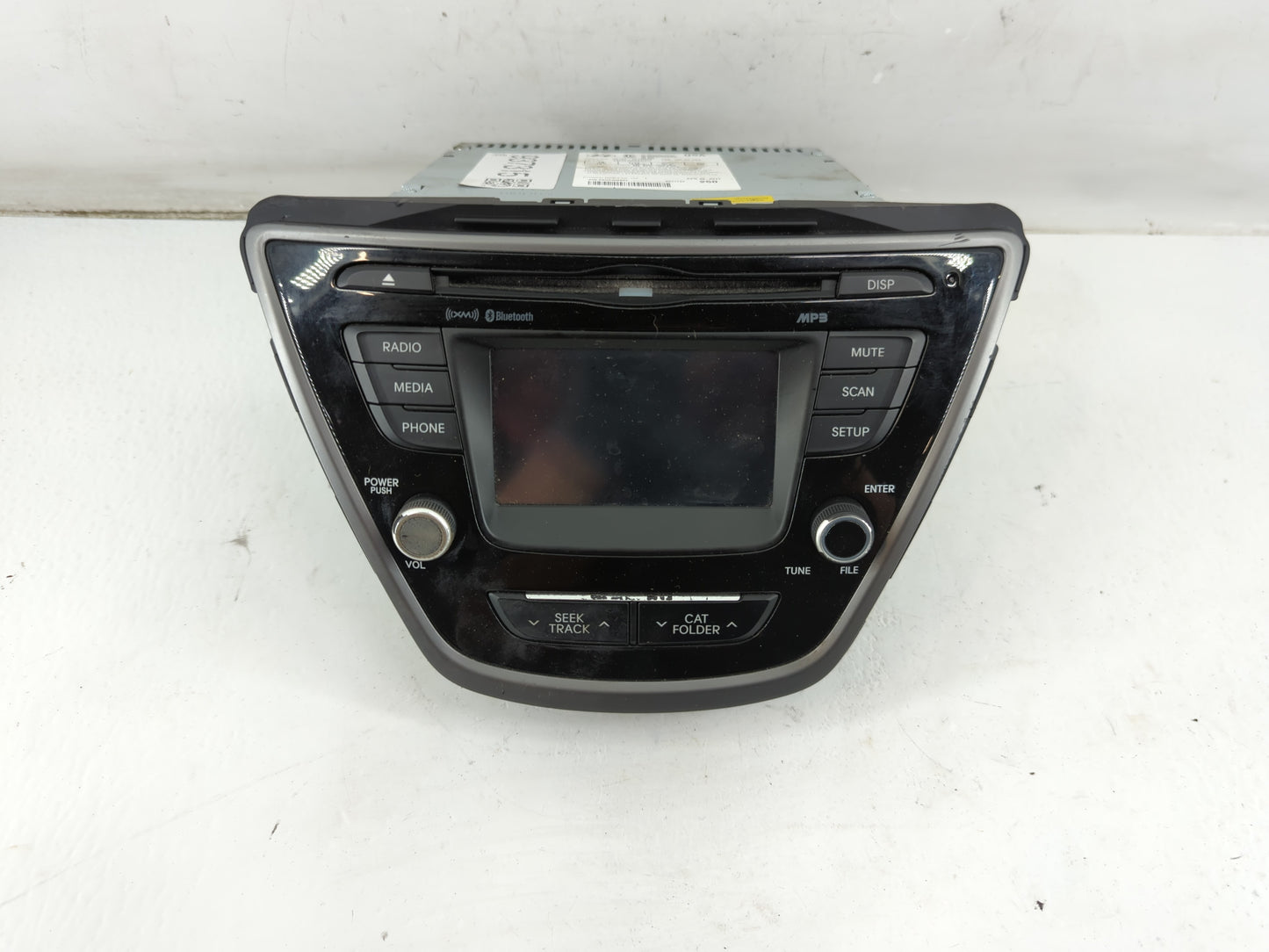 2014-2016 Hyundai Elantra Radio AM FM Cd Player Receiver Replacement P/N:96180-3X165GU Fits Fits 2014 2015 2016 OEM Used Aut