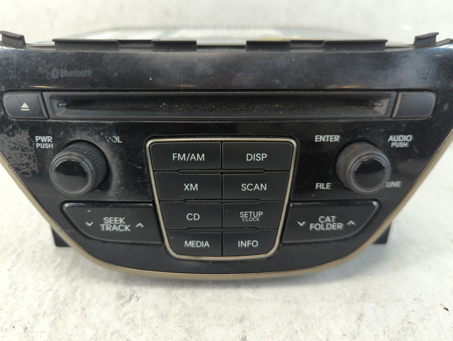 2014-2015 Hyundai Genesis Radio AM FM Cd Player Receiver Replacement P/N:96180-2M118YHG Fits Fits 2014 2015 OEM Used Auto Pa