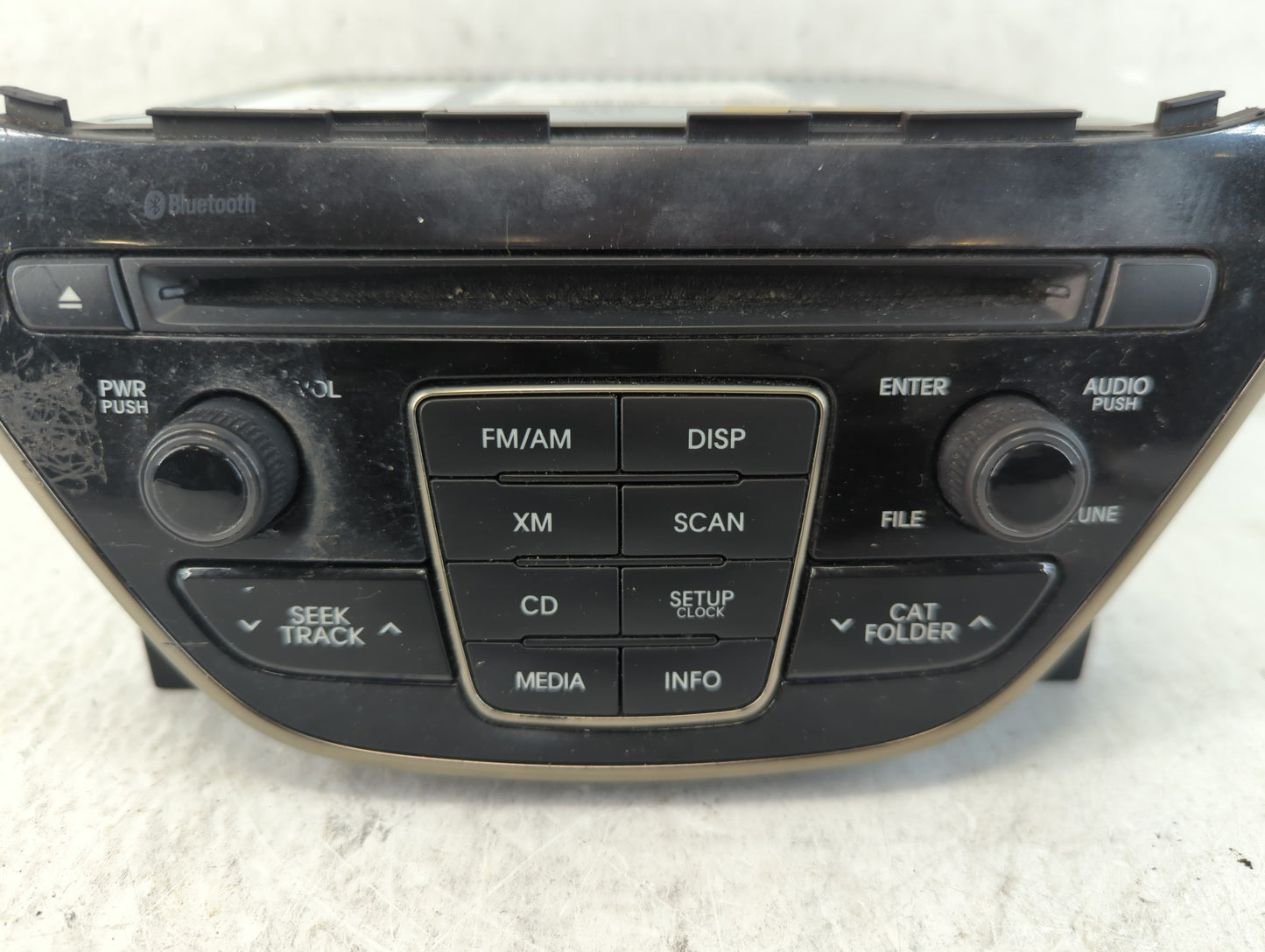 2014-2015 Hyundai Genesis Radio AM FM Cd Player Receiver Replacement P/N:96180-2M118YHG Fits Fits 2014 2015 OEM Used Auto Pa