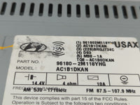 2014-2015 Hyundai Genesis Radio AM FM Cd Player Receiver Replacement P/N:96180-2M118YHG Fits Fits 2014 2015 OEM Used Auto Pa