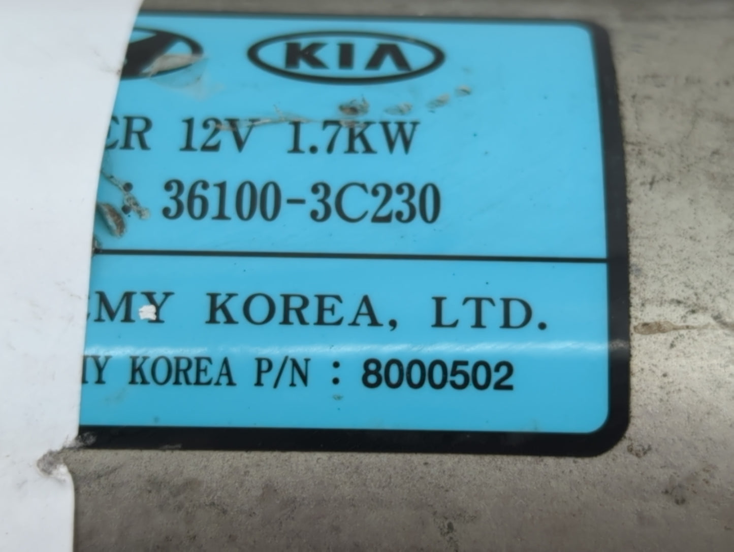2013-2016 Hyundai Genesis Car Starter Motor Solenoid OEM P/N:36100-3C230 Fits Fits 2013 2014 2015 2016 OEM Used Auto Parts -