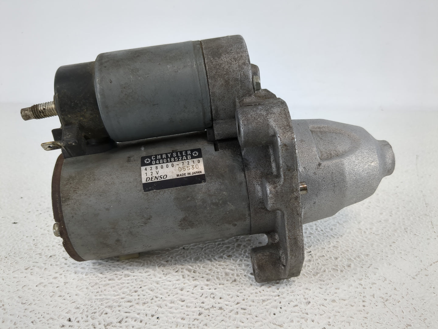 2015-2016 Hyundai Genesis Car Starter Motor Solenoid OEM P/N:428000-7210 04801852AB Fits Fits 2015 2016 2017 2018 2019 2020 