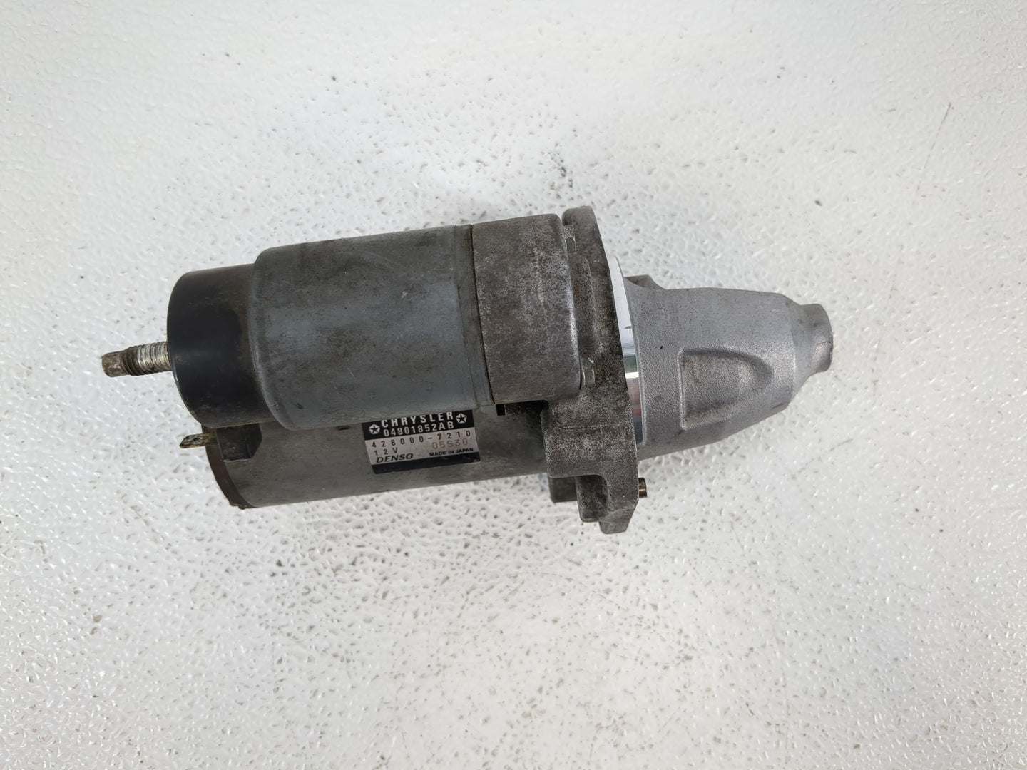 2015-2016 Hyundai Genesis Car Starter Motor Solenoid OEM P/N:428000-7210 04801852AB Fits Fits 2015 2016 2017 2018 2019 2020 