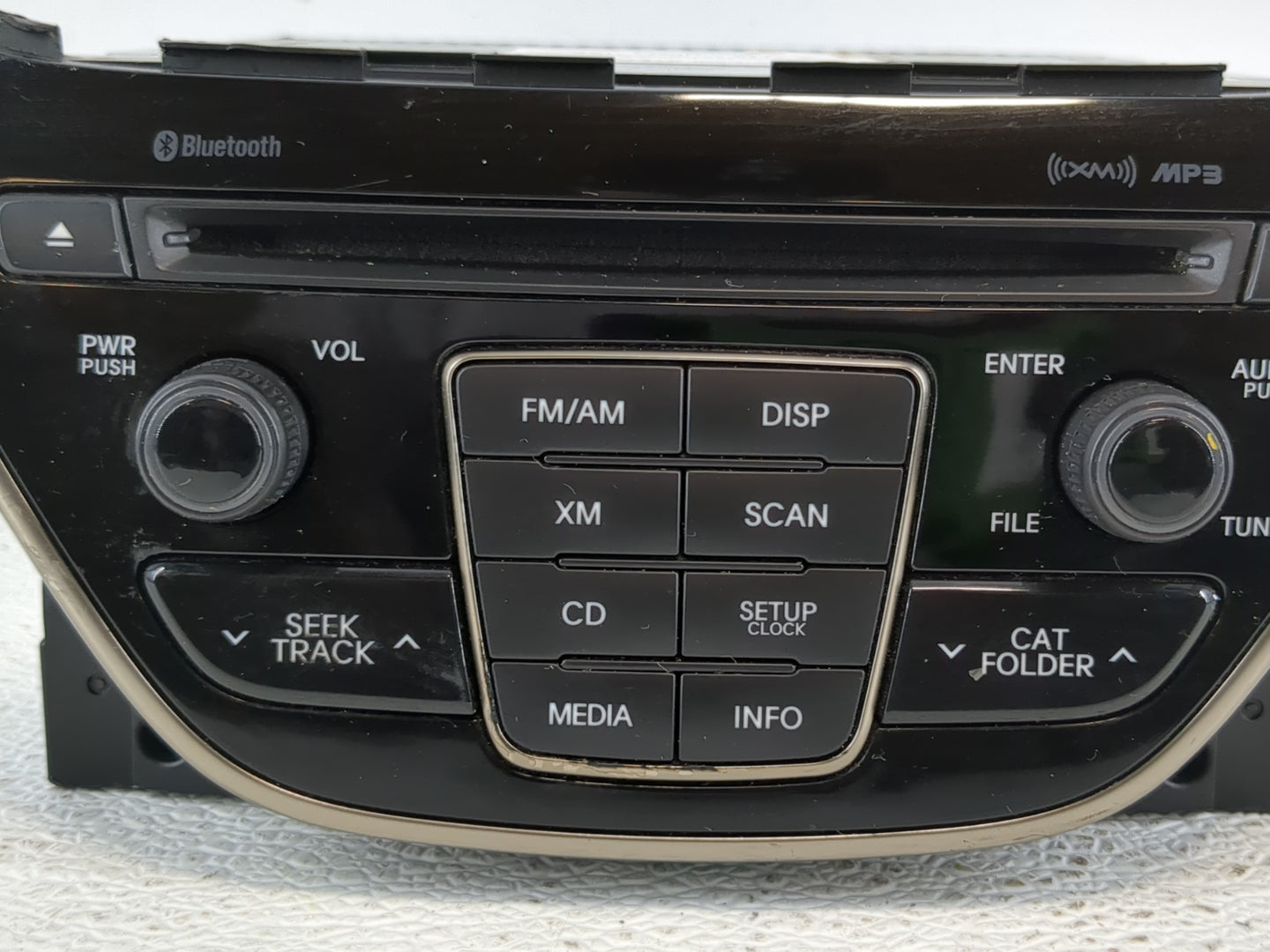 2014-2015 Hyundai Genesis Radio AM FM Cd Player Receiver Replacement P/N:96180-2M118YHG 96560-2M550YHG Fits Fits 2014 2015 O