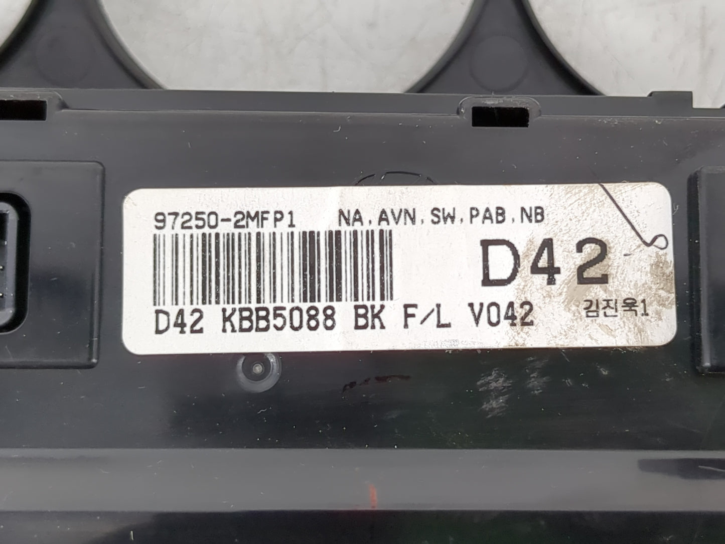 2013-2016 Hyundai Genesis Climate Control Module Temperature AC/Heater Replacement P/N:97250-2MFP1 Fits Fits 2013 2014 2015 