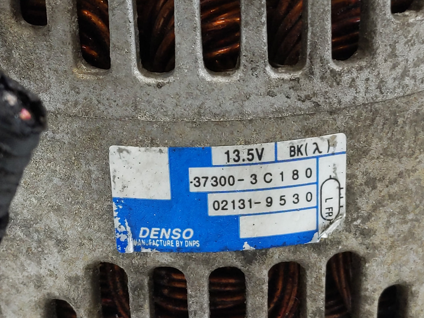 2009-2016 Hyundai Genesis Alternator Replacement Generator Charging Assembly Engine OEM P/N:37300-3C180 Fits OEM Used Auto P