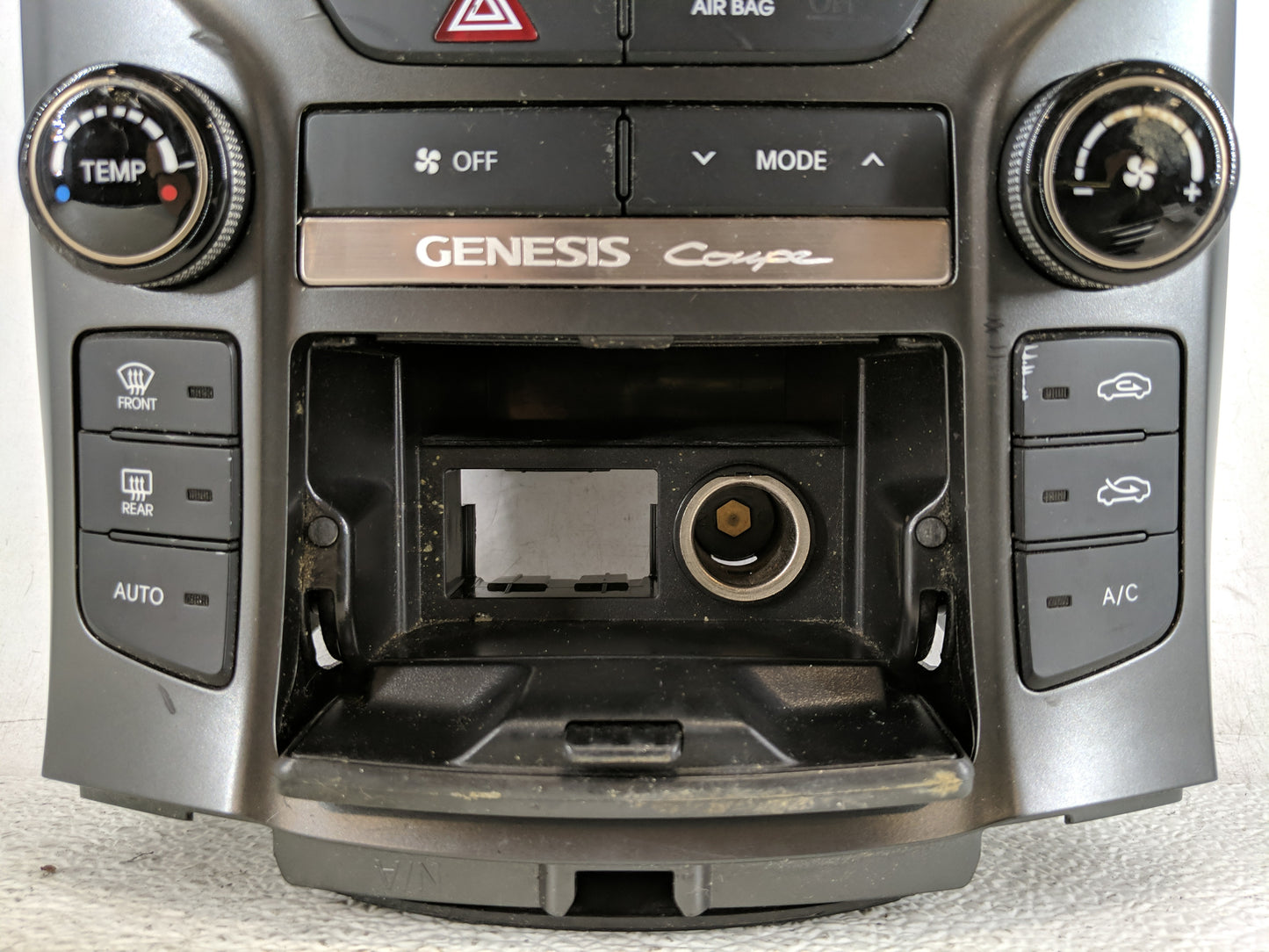 2013-2016 Hyundai Genesis Climate Control Module Temperature AC/Heater Replacement Fits Fits 2013 2014 2015 2016 OEM Used Au