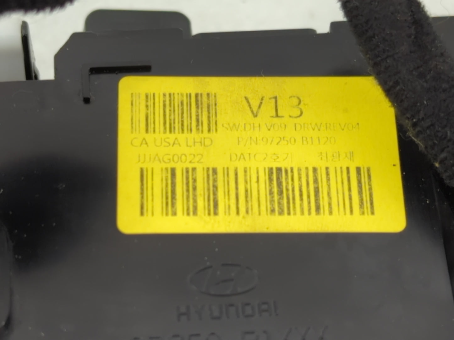 2015-2016 Hyundai Genesis Climate Control Module Temperature AC/Heater Replacement Fits Fits 2015 2016 2017 OEM Used Auto Pa