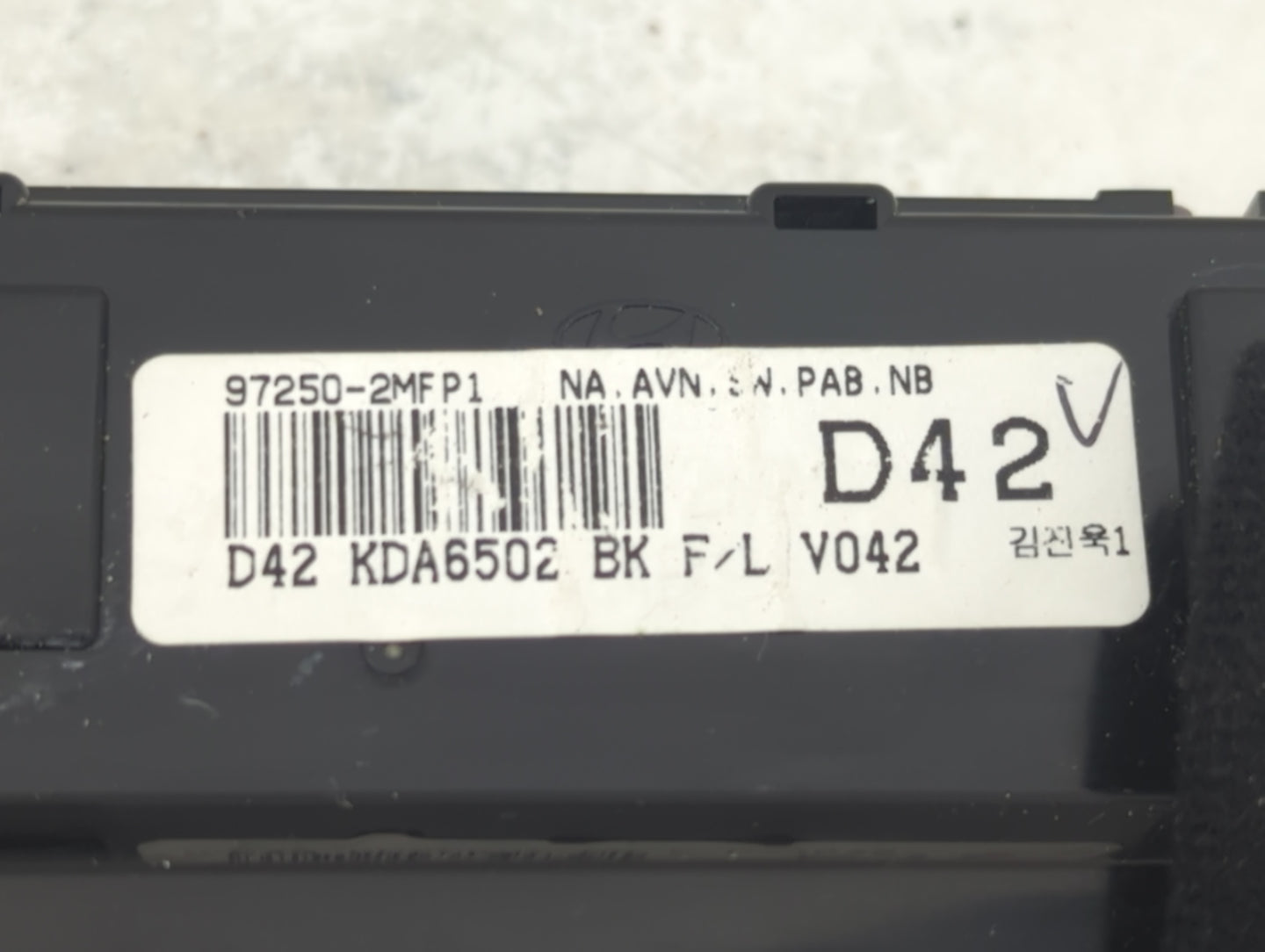 2014-2015 Hyundai Genesis Climate Control Module Temperature AC/Heater Replacement P/N:972500-2MFP1 Fits Fits 2014 2015 OEM 