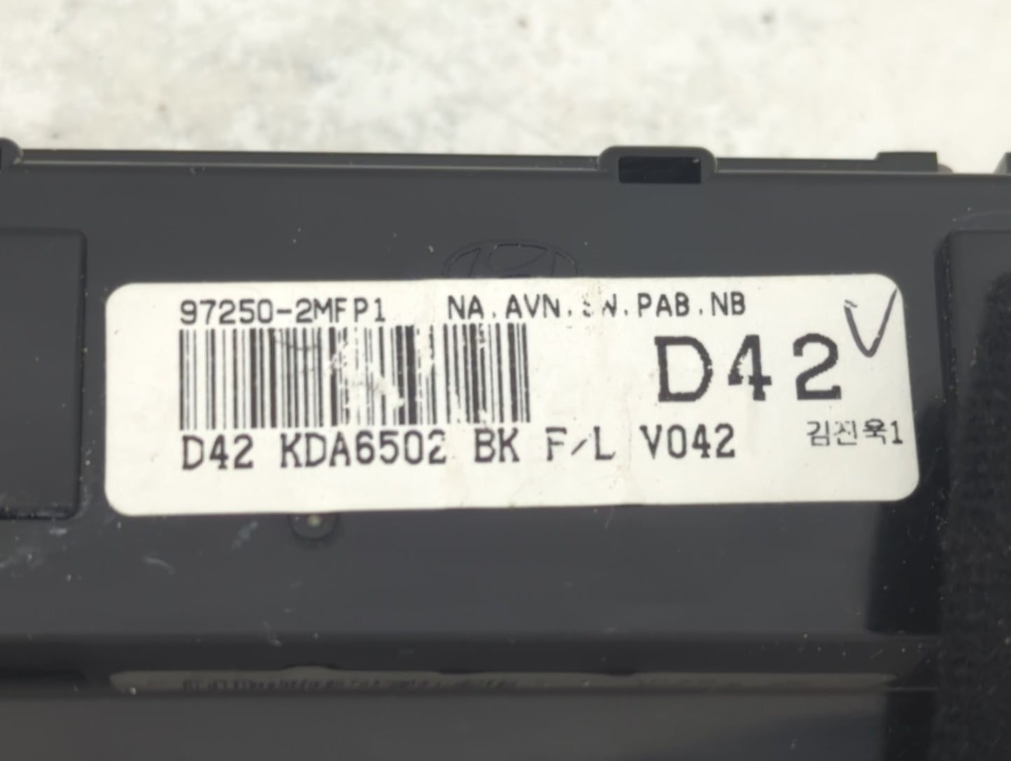 2014-2015 Hyundai Genesis Climate Control Module Temperature AC/Heater Replacement P/N:972500-2MFP1 Fits Fits 2014 2015 OEM 