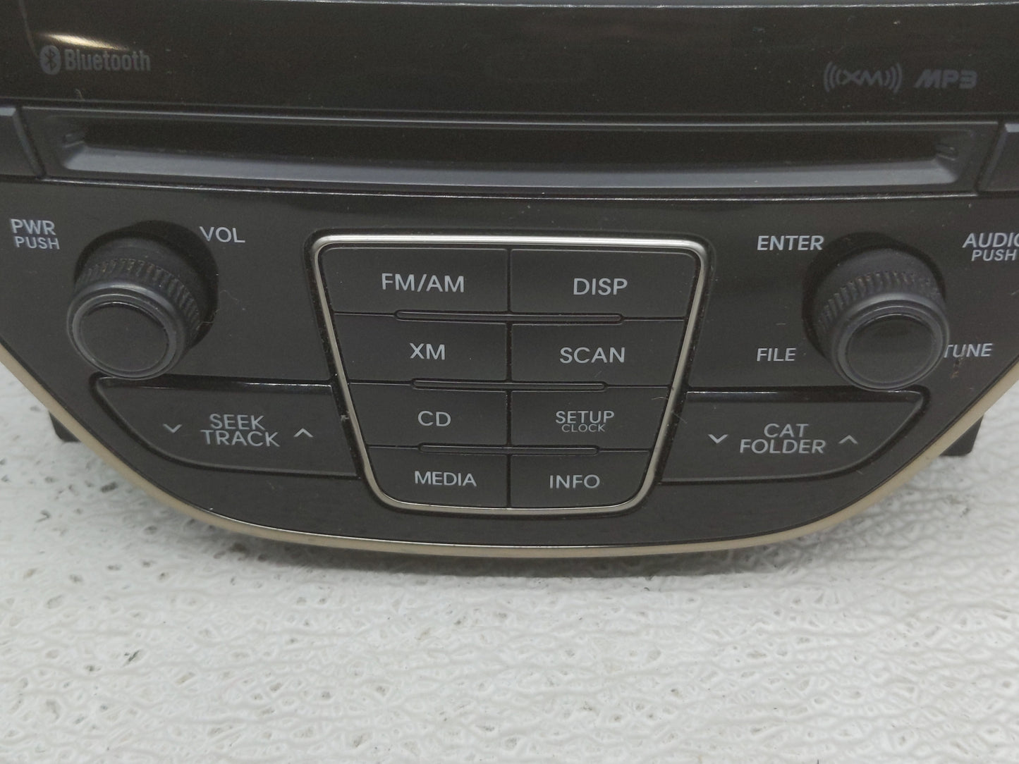 2014-2015 Hyundai Genesis Radio AM FM Cd Player Receiver Replacement P/N:96180-2M118YHG Fits Fits 2014 2015 OEM Used Auto Pa