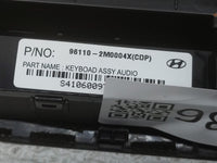 2013-2016 Hyundai Genesis Radio AM FM Cd Player Receiver Replacement P/N:96110-2M0004X Fits Fits 2013 2014 2015 2016 OEM Use