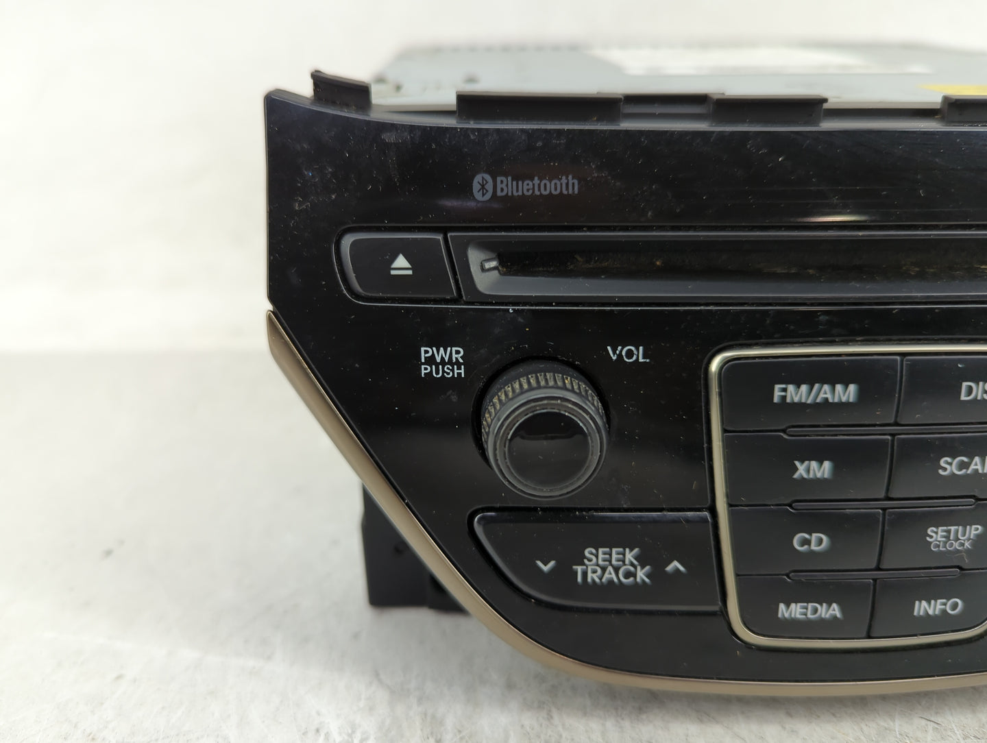 2014-2015 Hyundai Genesis Radio AM FM Cd Player Receiver Replacement P/N:96180-2M118YHG Fits Fits 2014 2015 OEM Used Auto Pa