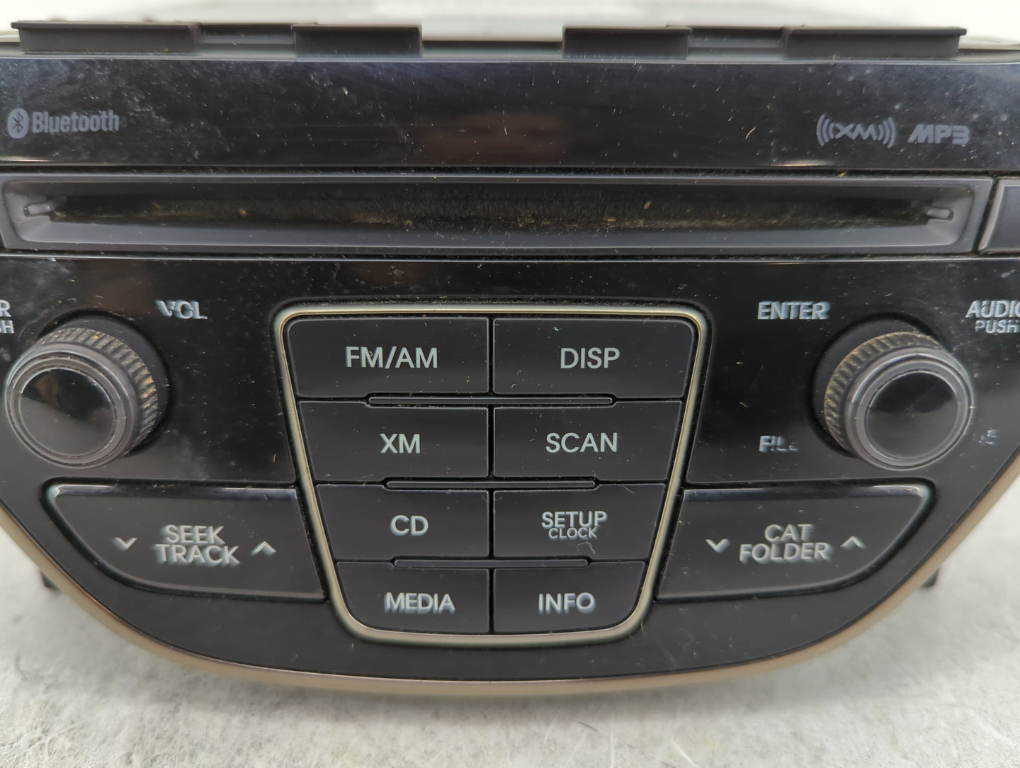 2014-2015 Hyundai Genesis Radio AM FM Cd Player Receiver Replacement P/N:96180-2M118YHG Fits Fits 2014 2015 OEM Used Auto Pa