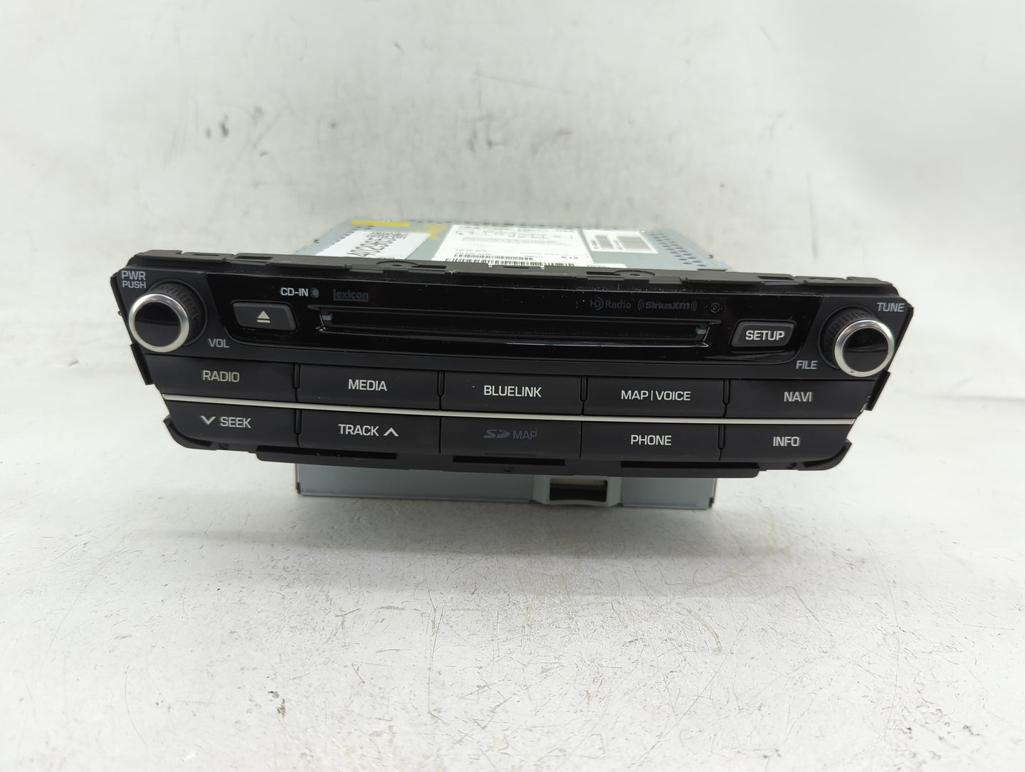 2015 Hyundai Genesis Radio AM FM Cd Player Receiver Replacement P/N:96560-B14274X Fits OEM Used Auto Parts - Oemusedautopart