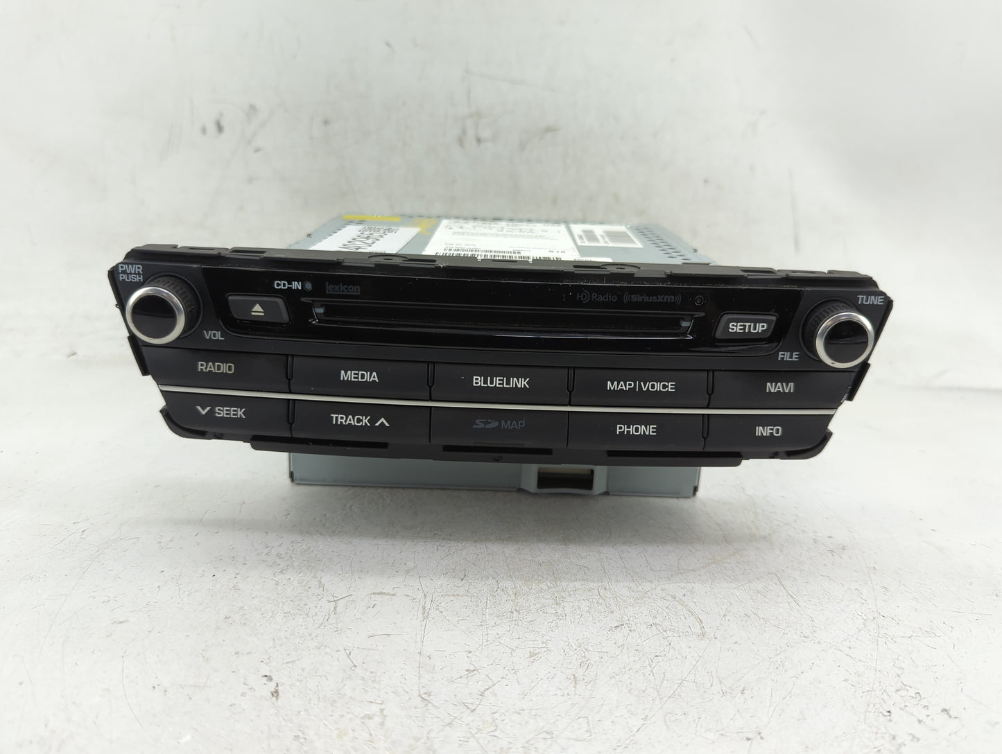 2015 Hyundai Genesis Radio AM FM Cd Player Receiver Replacement P/N:96560-B14274X Fits OEM Used Auto Parts - Oemusedautopart
