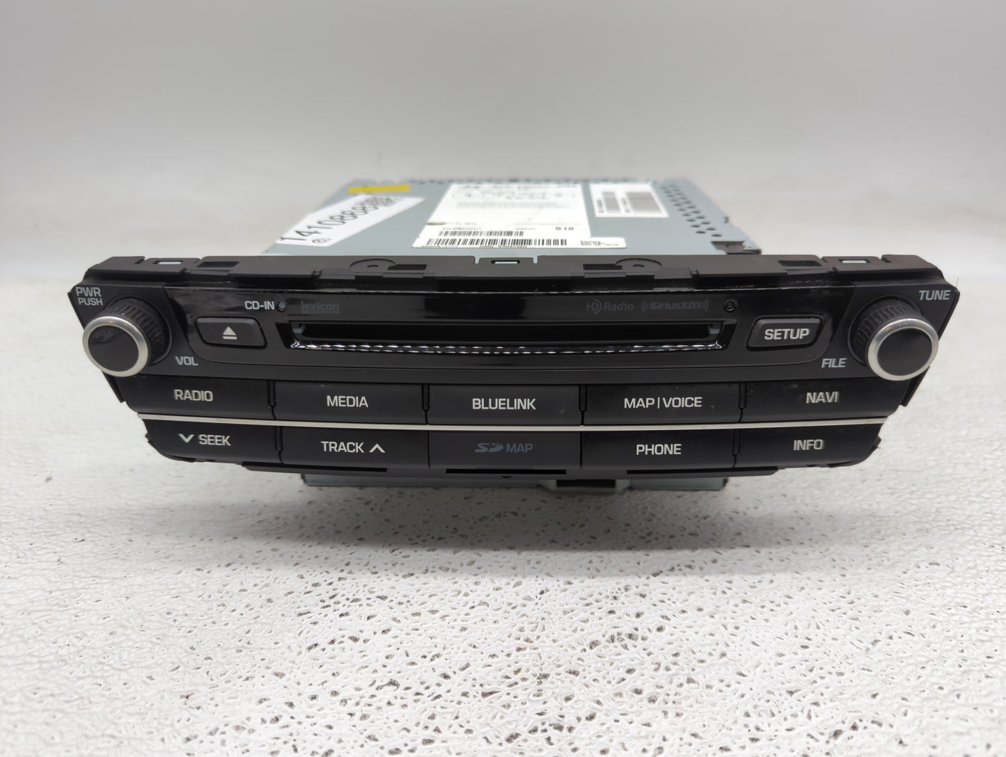 2015 Hyundai Genesis Radio AM FM Cd Player Receiver Replacement P/N:96560-B14274X Fits OEM Used Auto Parts - Oemusedautopart
